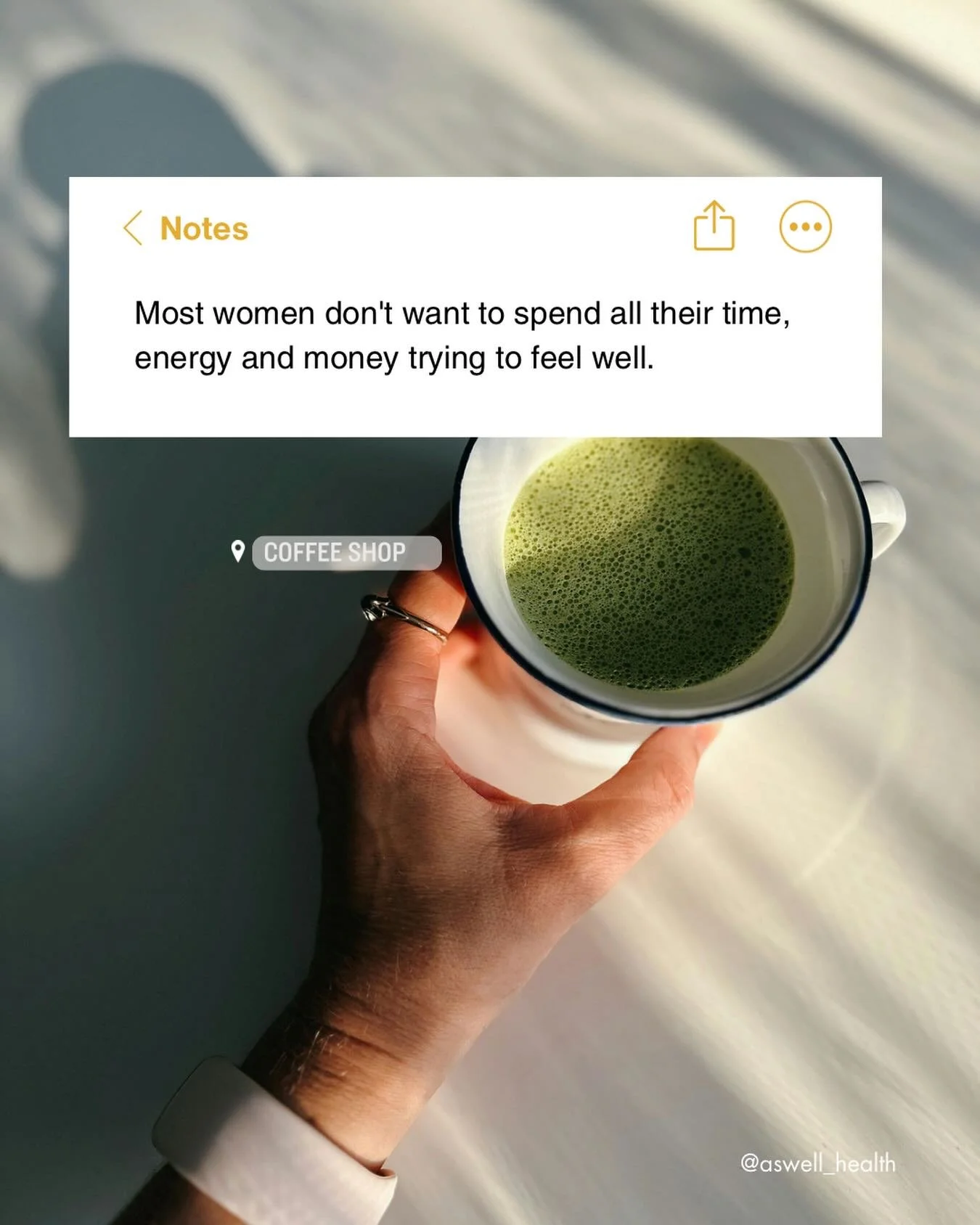 Because most of us didn&rsquo;t end up here because we *really* wanted to. 

Most of us don&rsquo;t want to spend all our time, energy and money trying to feel better or well. 

Most do not become health obsessives by (conscious) choice.

We ended up