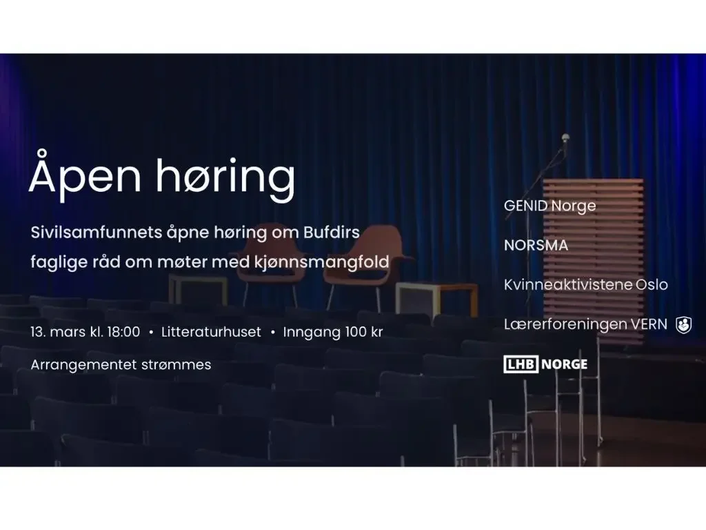 Åpen høring om Bufdirs faglige råd