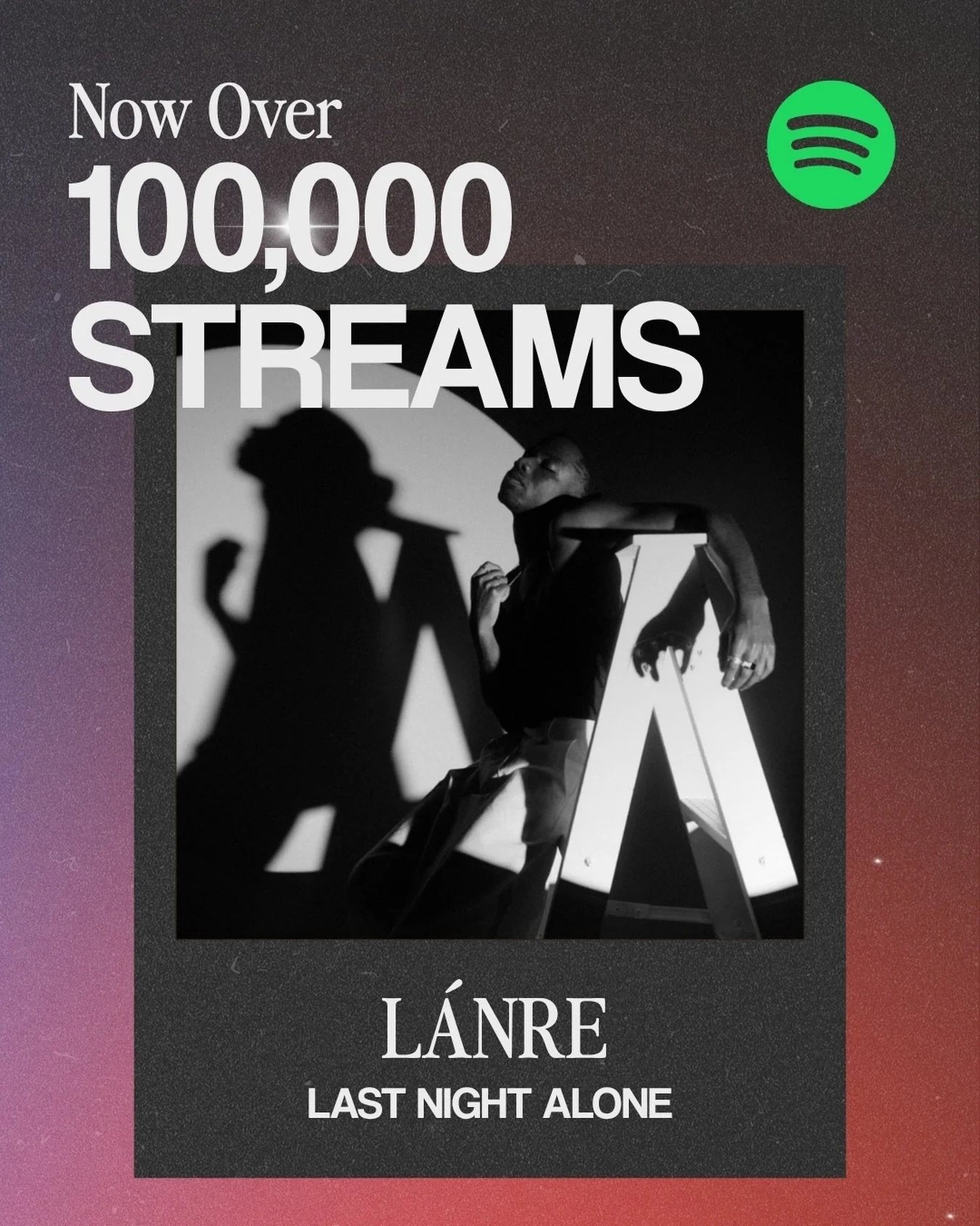 Huge congratulations to @lanre.official for &ldquo;Last Night Alone&rdquo; crossing 100,000 streams 🎉🎶

The magnetic dance-pop track keeps connecting with listeners, and we love to see it.
.
.
#lanre #dancepop #spotifymilestone #popmusıc #claritymu