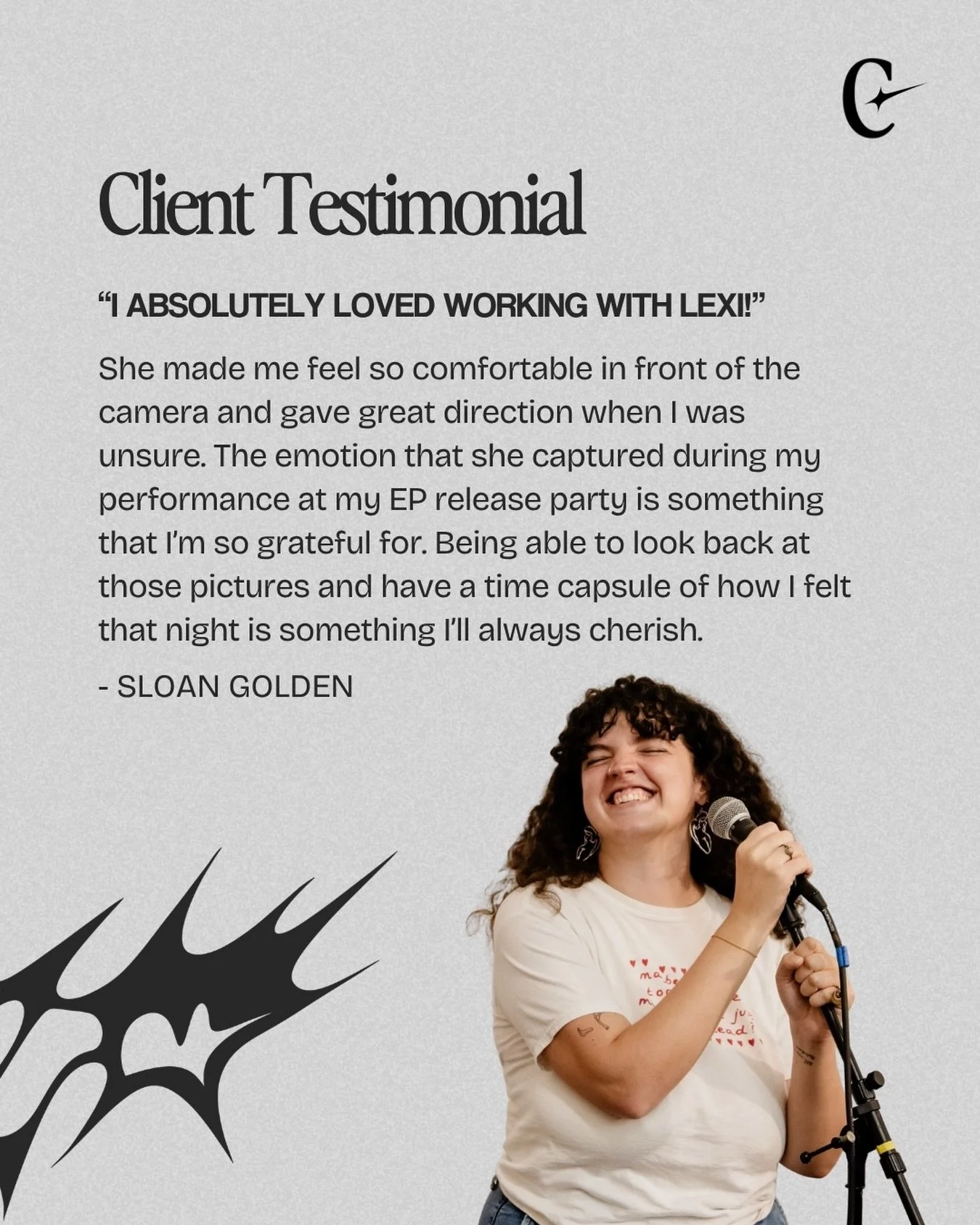 Capturing the moments and memories behind your favorite performances is what we love to do.

Our photography and content partner, @leximphotos, documented @sloanandthings&rsquo;s EP release show.
.
.
#concertphotography #contentcreation #musicphotogr