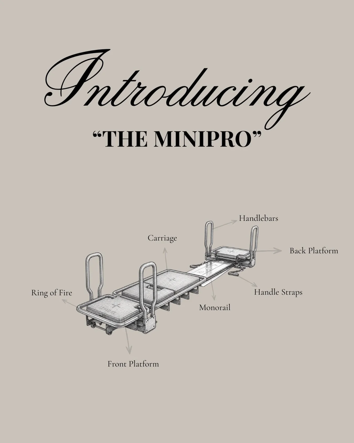 Meet the Mini Pro 💥 the ultimate Lagree machine designed to deliver maximum results in minimal space.

Compact in size, powerful in performance, this is where precision training meets full-body transformation.

Every detail is designed to activate d