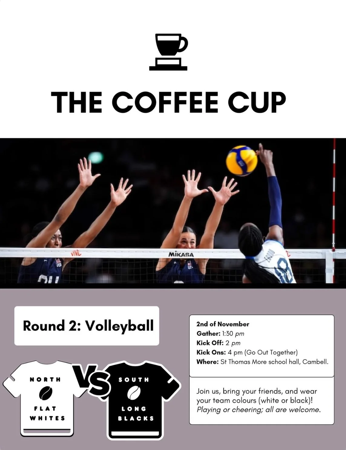 Coffee Cup - Volleyball 