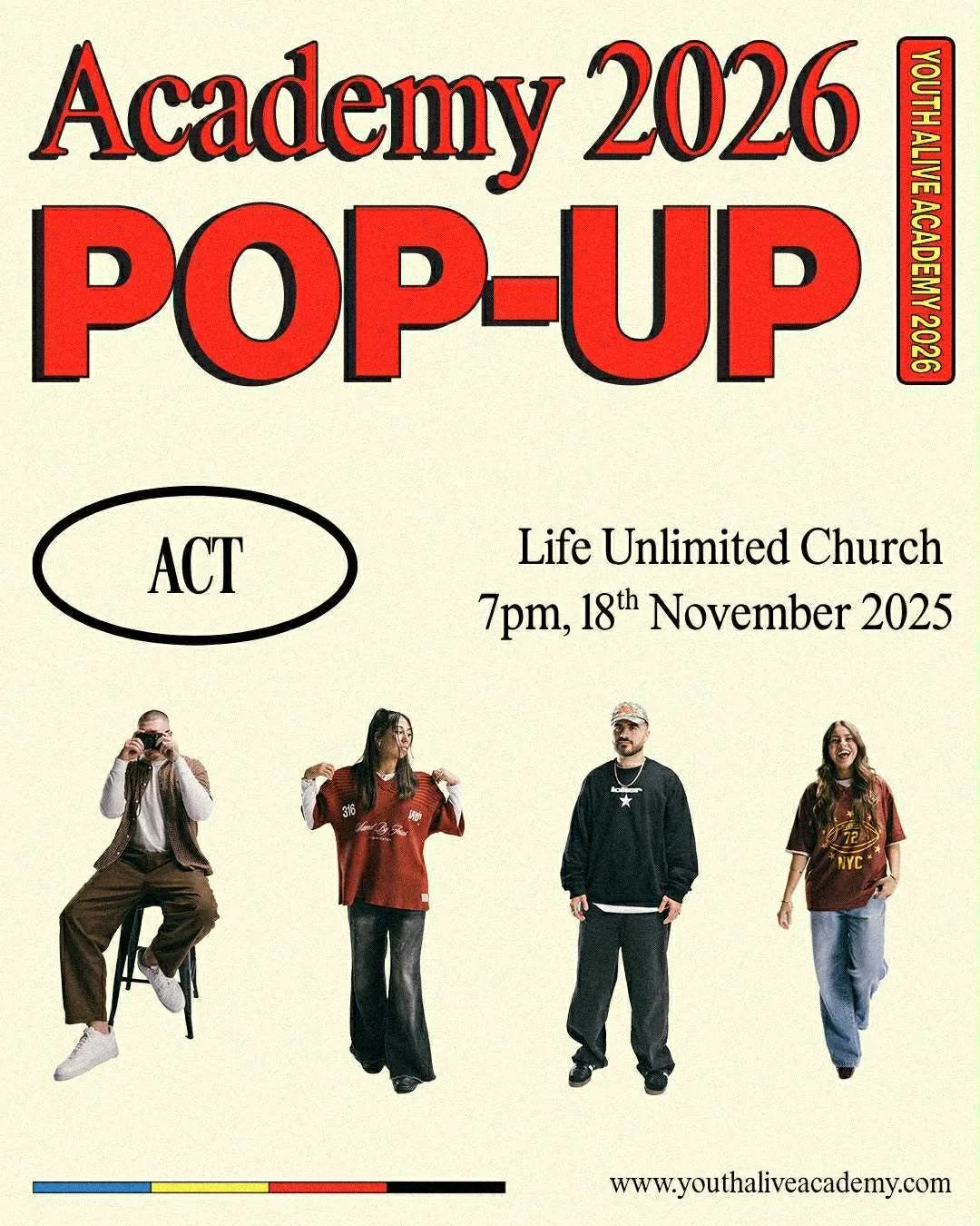 Youth Alive Academy Pop Up   