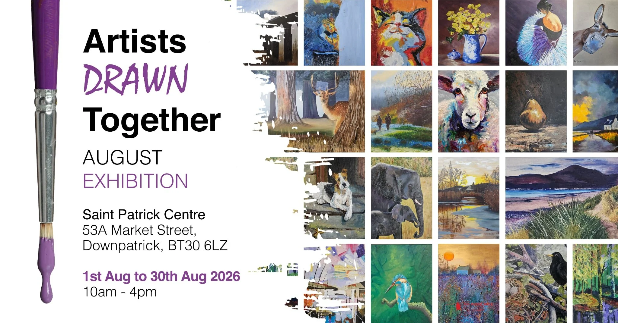 Artists Drawn Together - August Art Exhibition