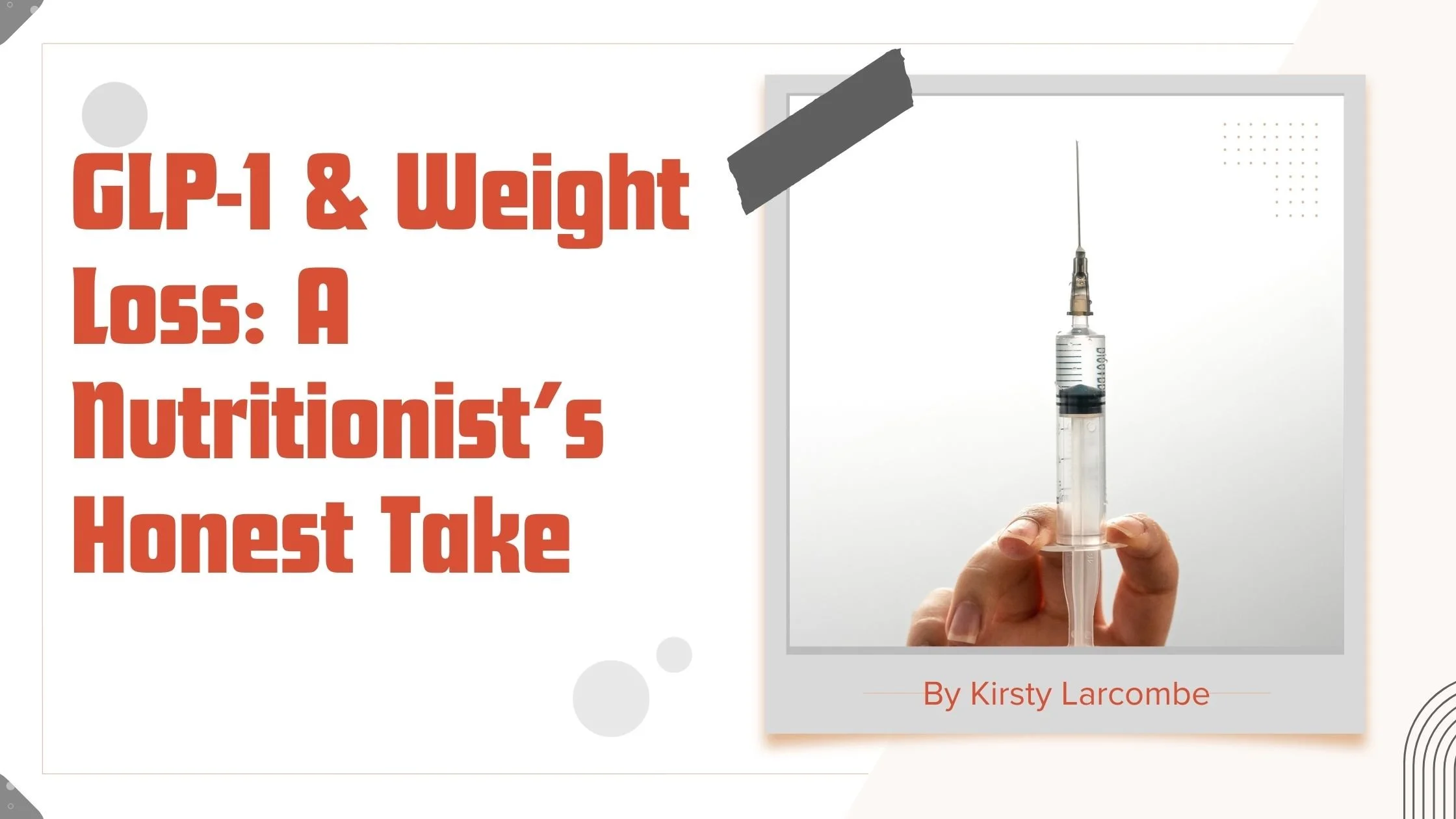 GLP-1 Weight Loss Injections: Pros, Cons &amp; Why Nutrition Still Matters