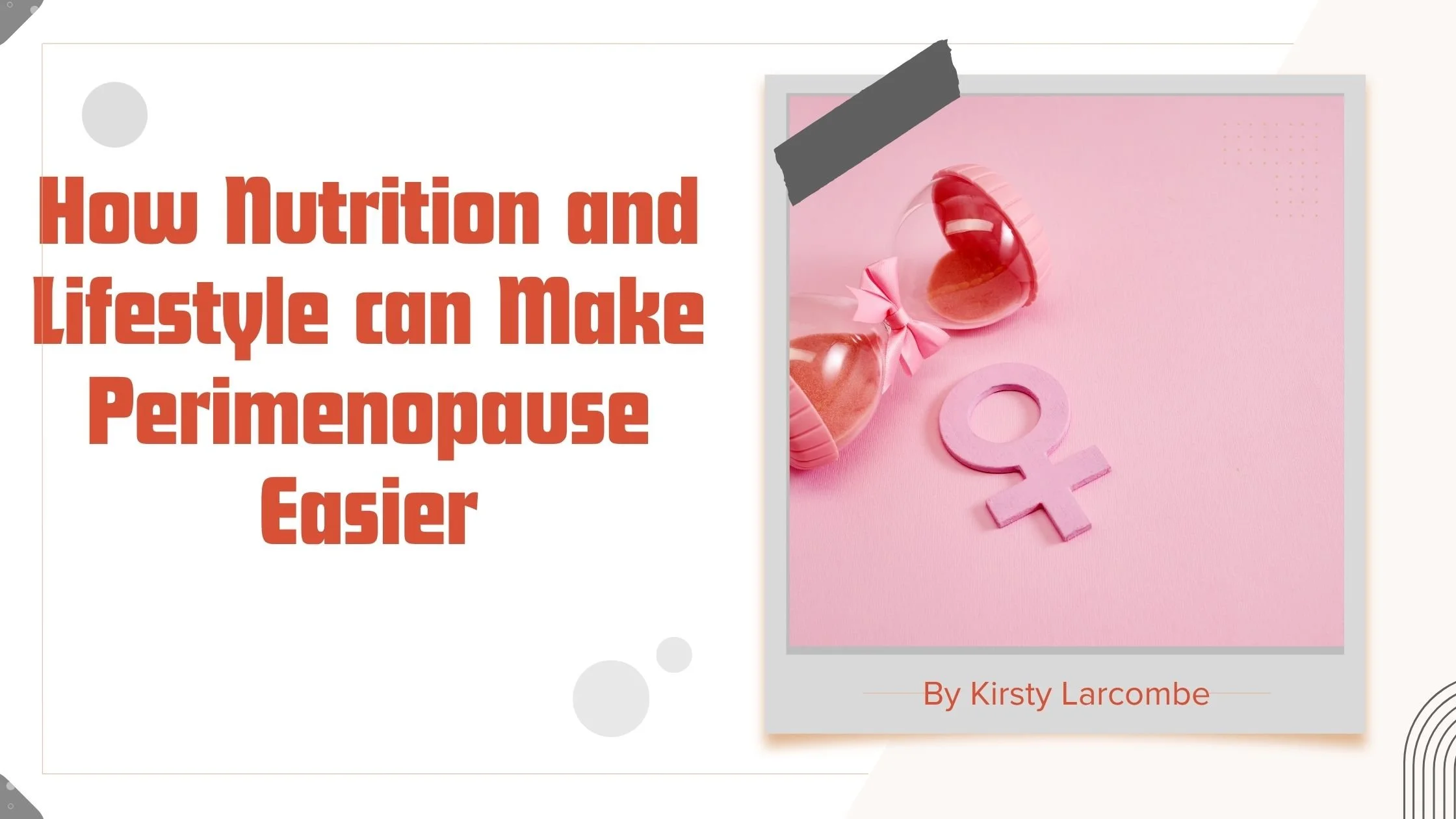 Perimenopause Doesn't Have to Feel Like Falling Apart. Here's How Nutrition Can Change Everything
