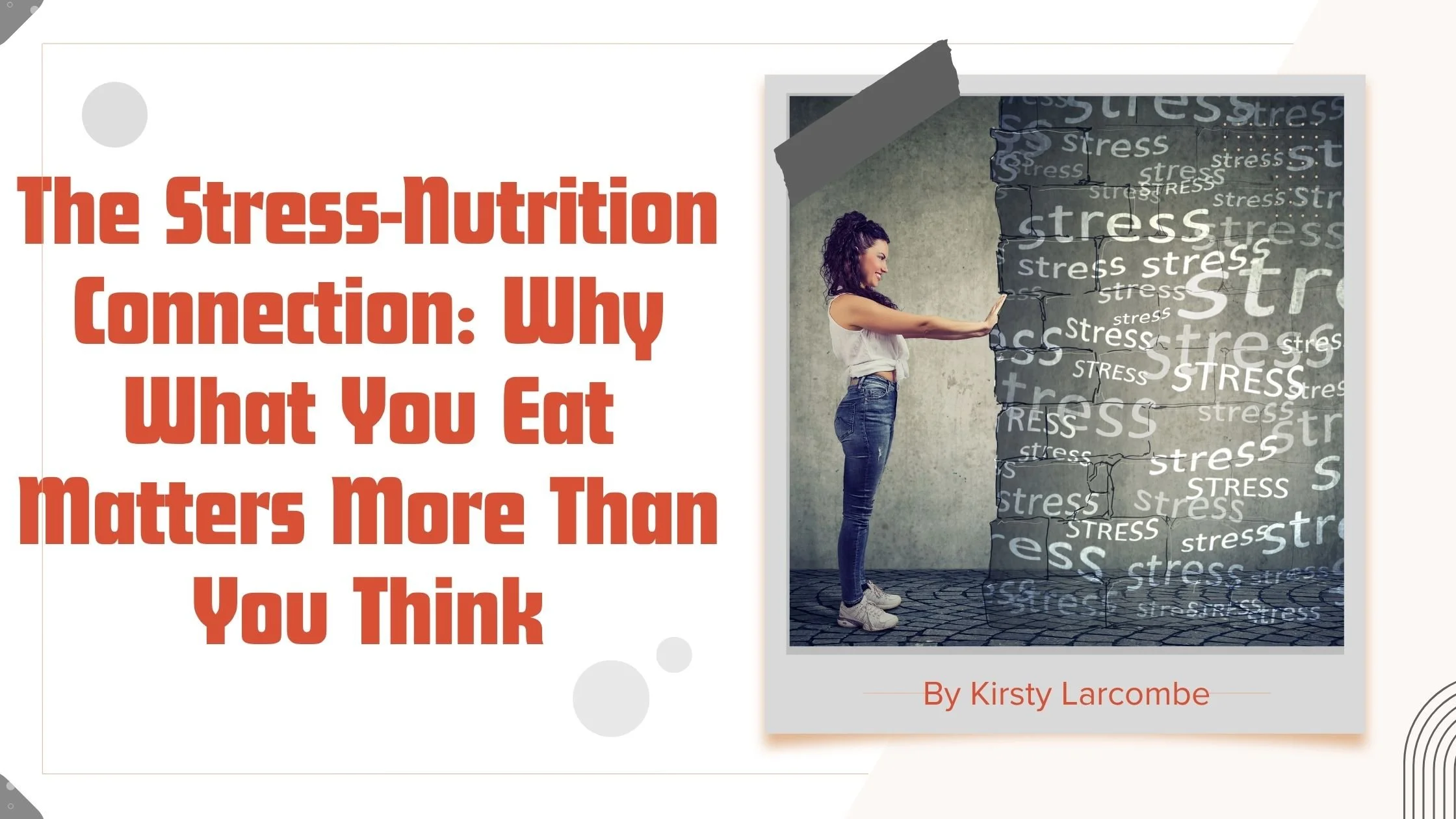The Stress-Nutrition Connection: Why What You Eat Matters More Than You Think