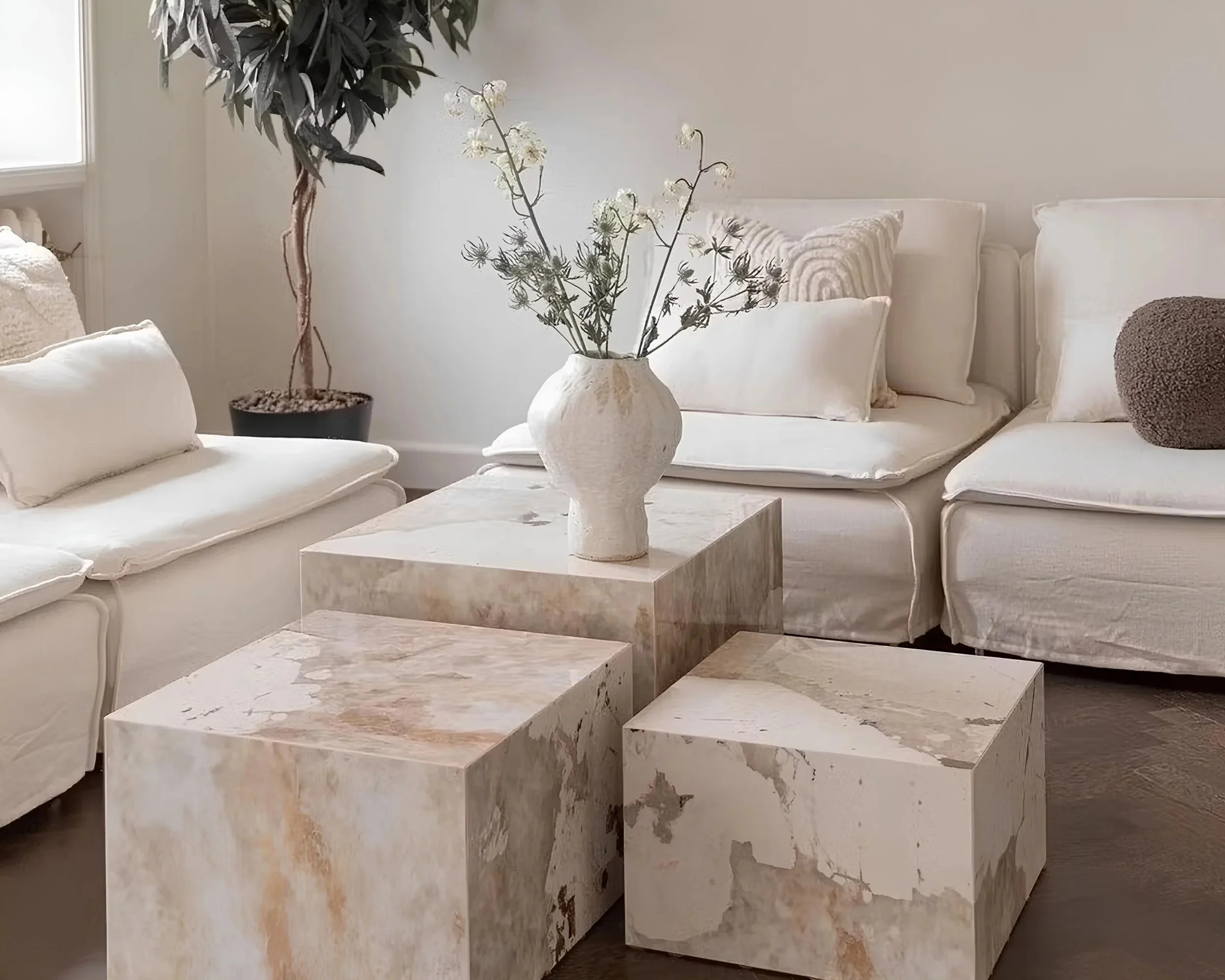 bloc en Dekton sur mesure, pierres et matieres