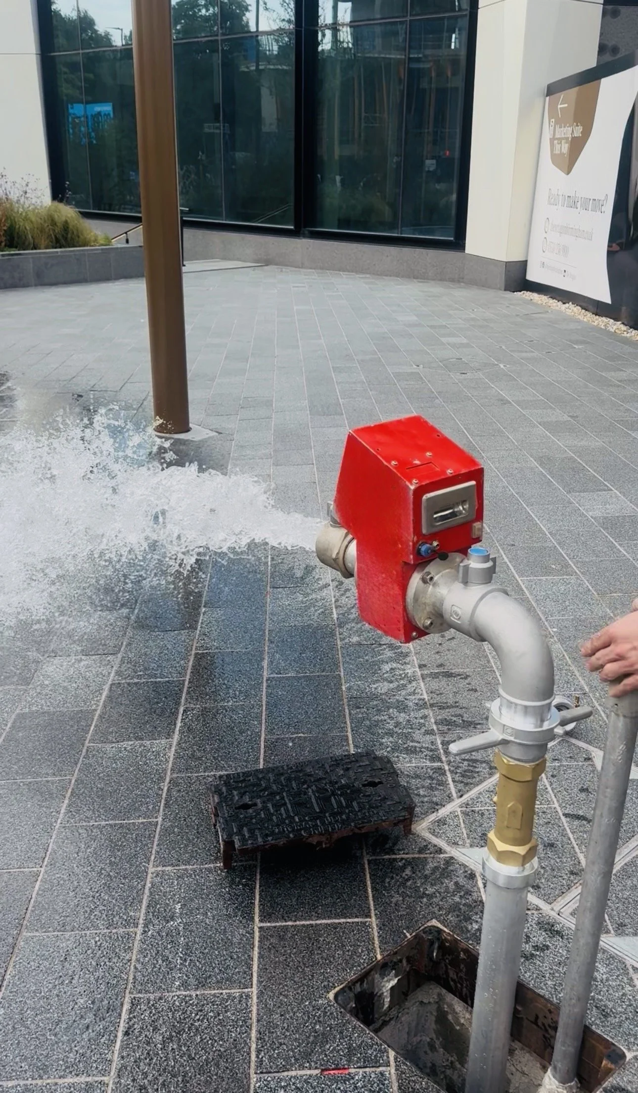 Fire Hydrant Testing in Birmingham City Centre