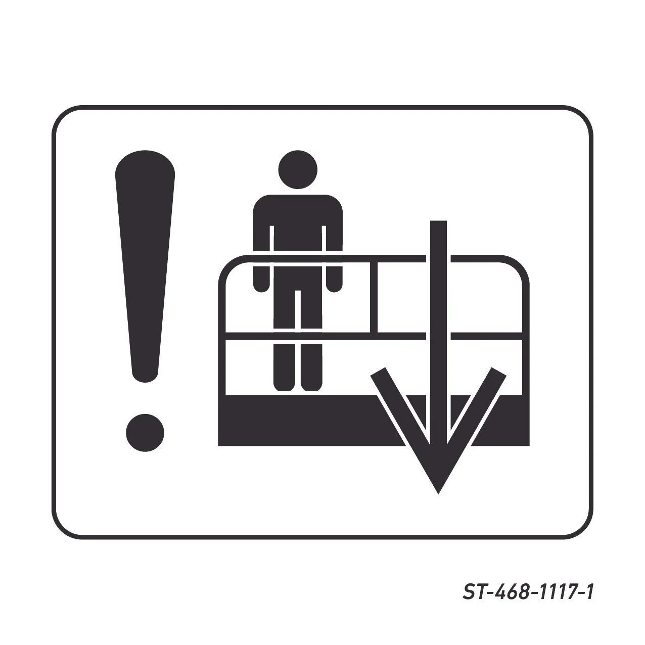 IPAF - Update global Emergency Lowering Sticker