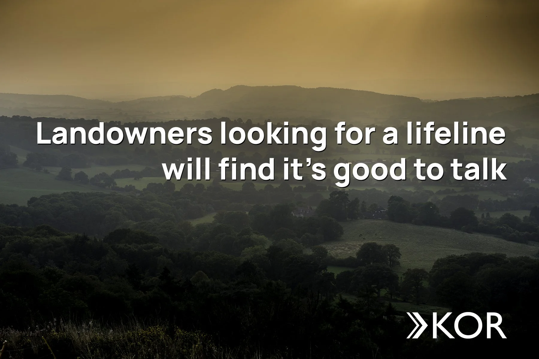 Landowners looking for a lifeline will find it’s good to talk