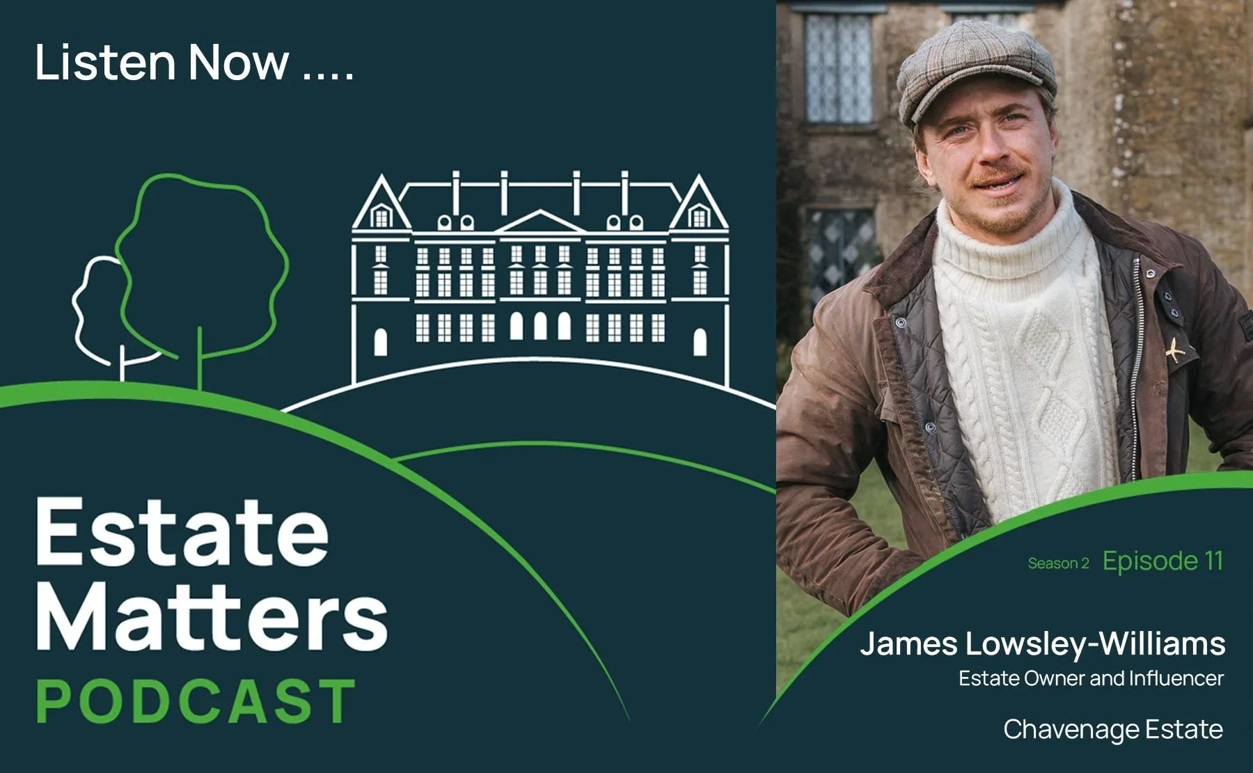 Estate Matters S2 Ep11: James Lowsley-Williams | From the peloton to Poldark: Managing Chavenage Estate in the spotlight