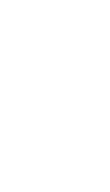Simple white line drawing of a branch with leaves on a black background.