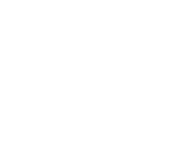 White outline of a small branch with leaves on a black background.