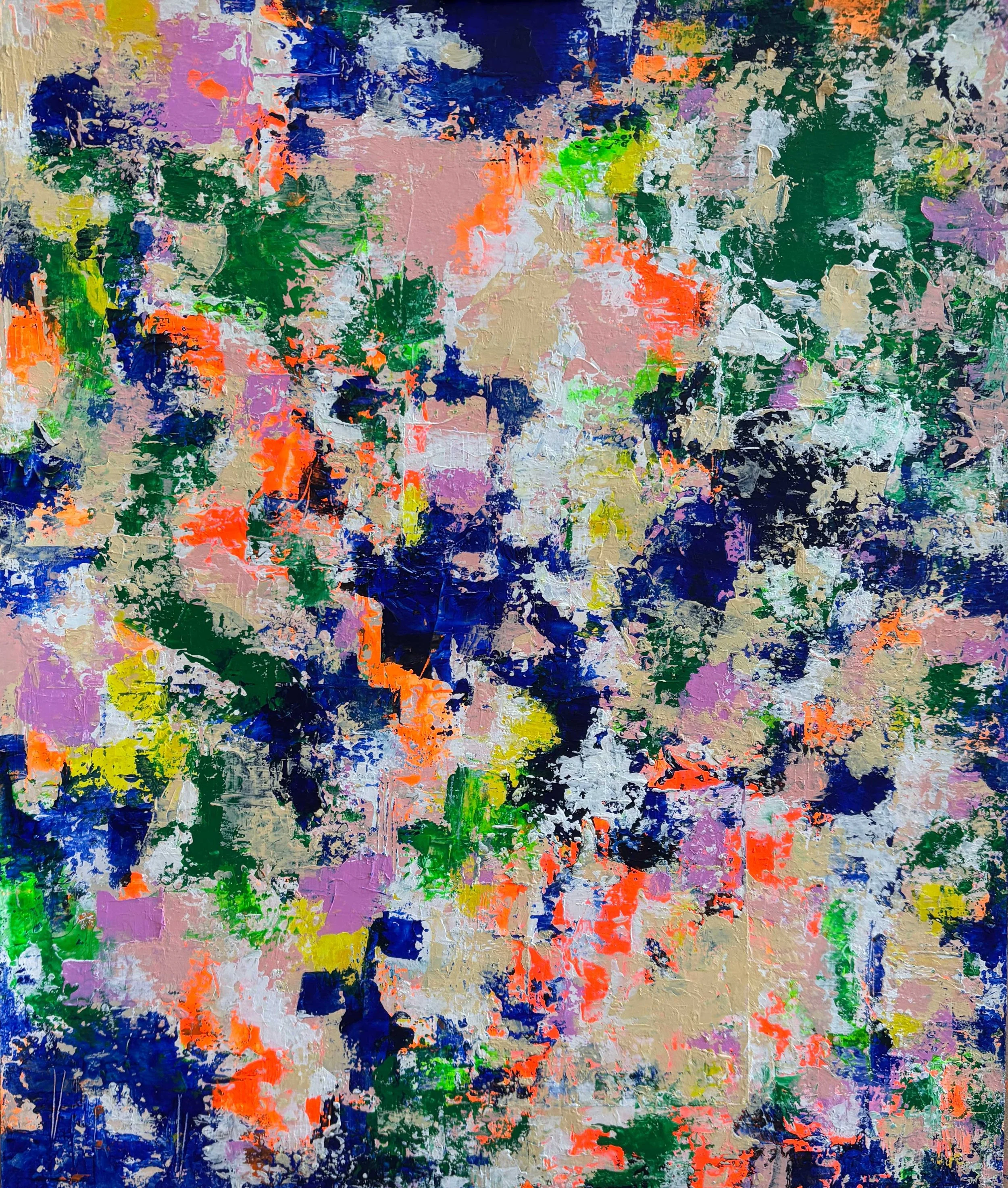 DOLLY MIXTURE ©ELEANORTHOM 2025
Acrylic & Gouache on paper, 29.5xX41CM 
[£300.00, Unframed]