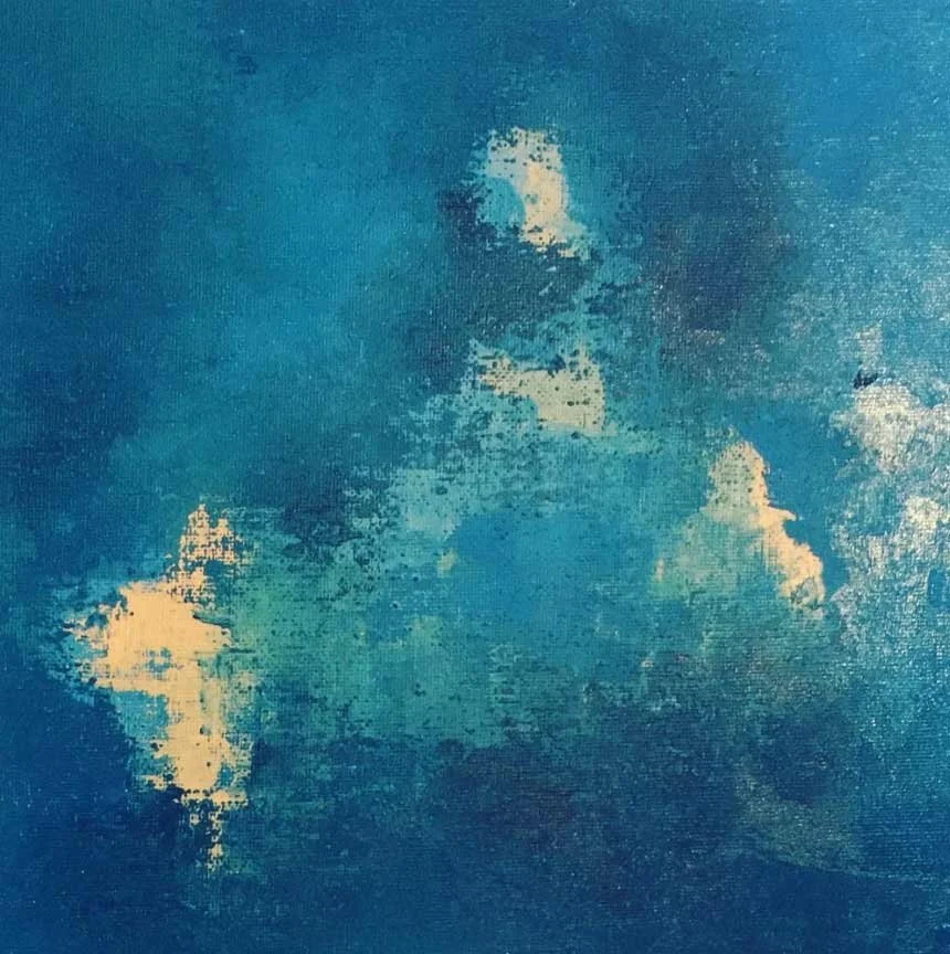 THE BLUES ©ELEANORTHOM 2020
Acrylic on canvas 50×50cm
[SOLD] 
