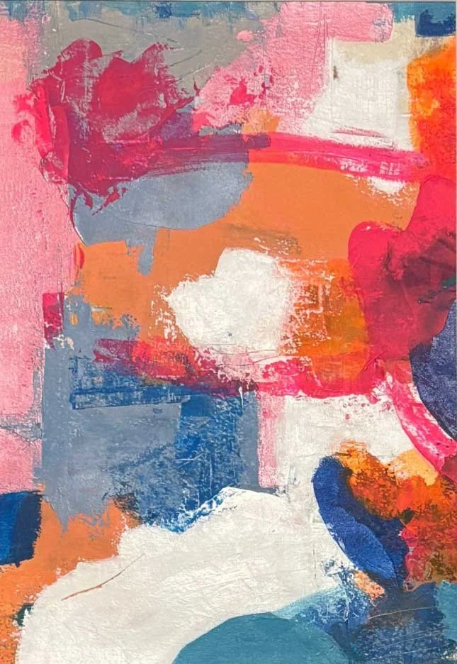 DISCOTHEQUE ©ELEANORTHOM 2024 Acrylic on paper, 21x29.7cm 
[£300.00, Unframed]