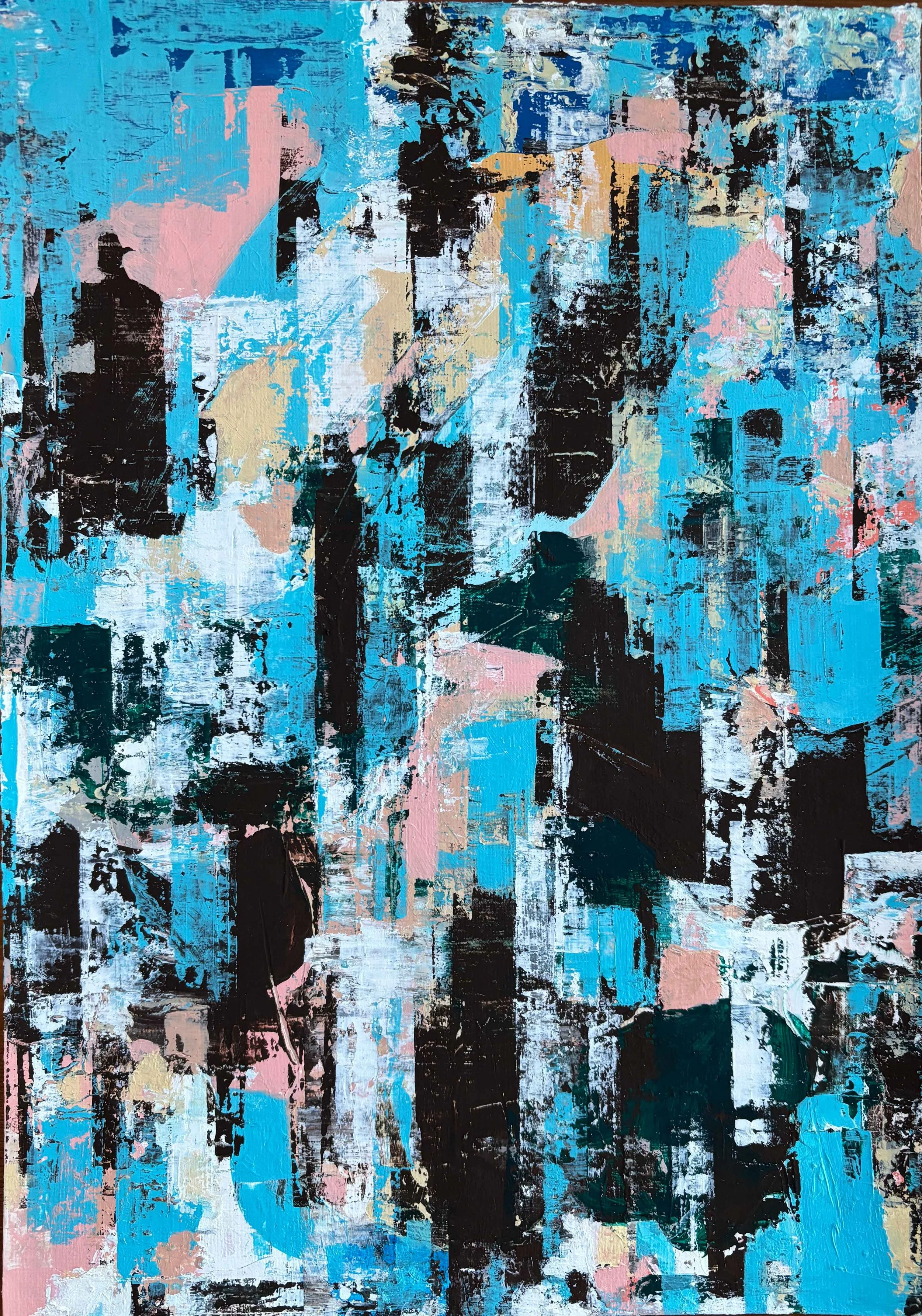 BARK ©ELEANORTHOM 2025
Acrylic & Gouache on paper, 21x29.7cm
[£250.00, Unframed]