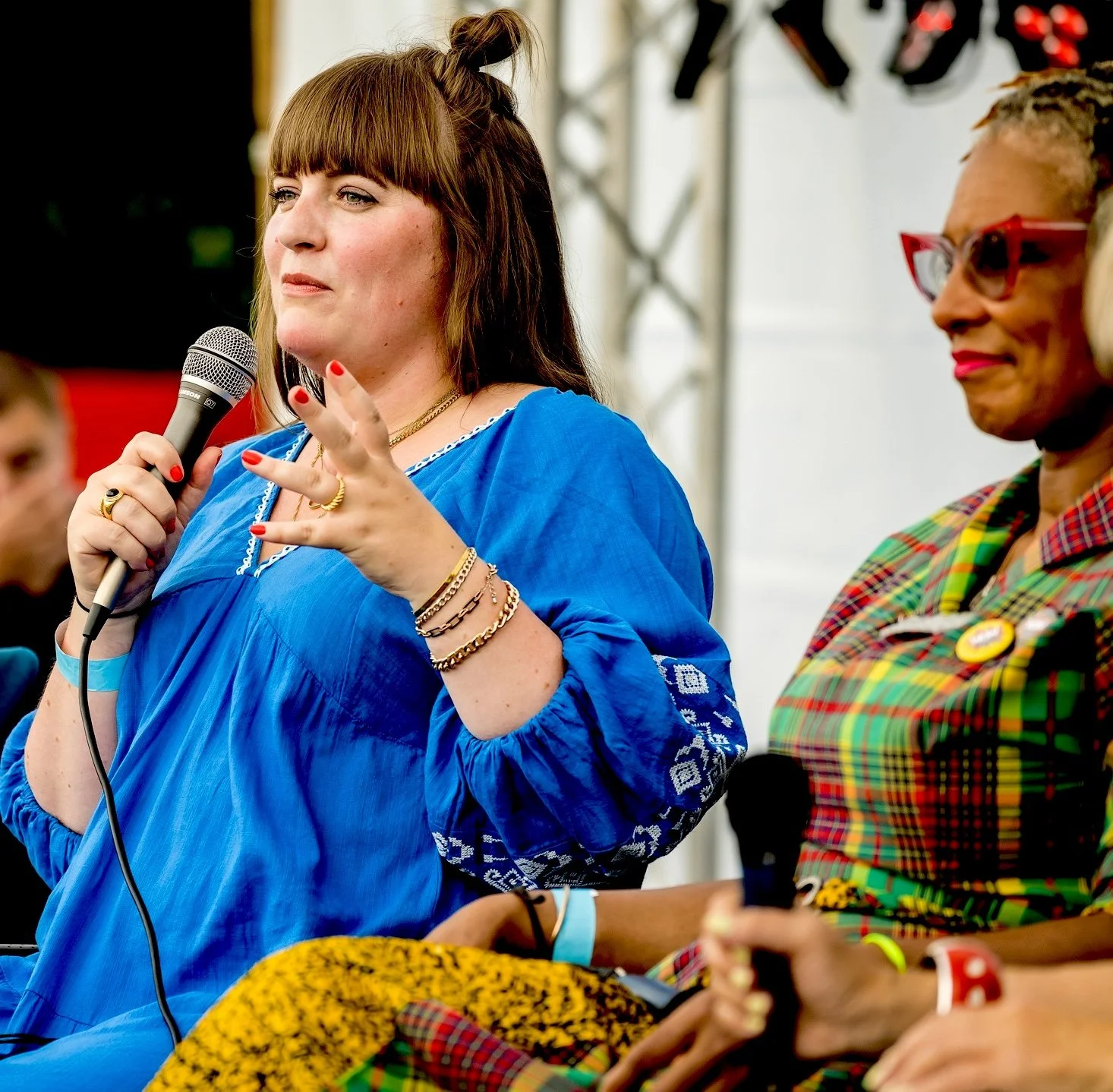 WOW Festival (Rotherham) W/ Jude Kelly CBE (@judekellystudio) and Karen Arthur (@menopausewhilstblack) 