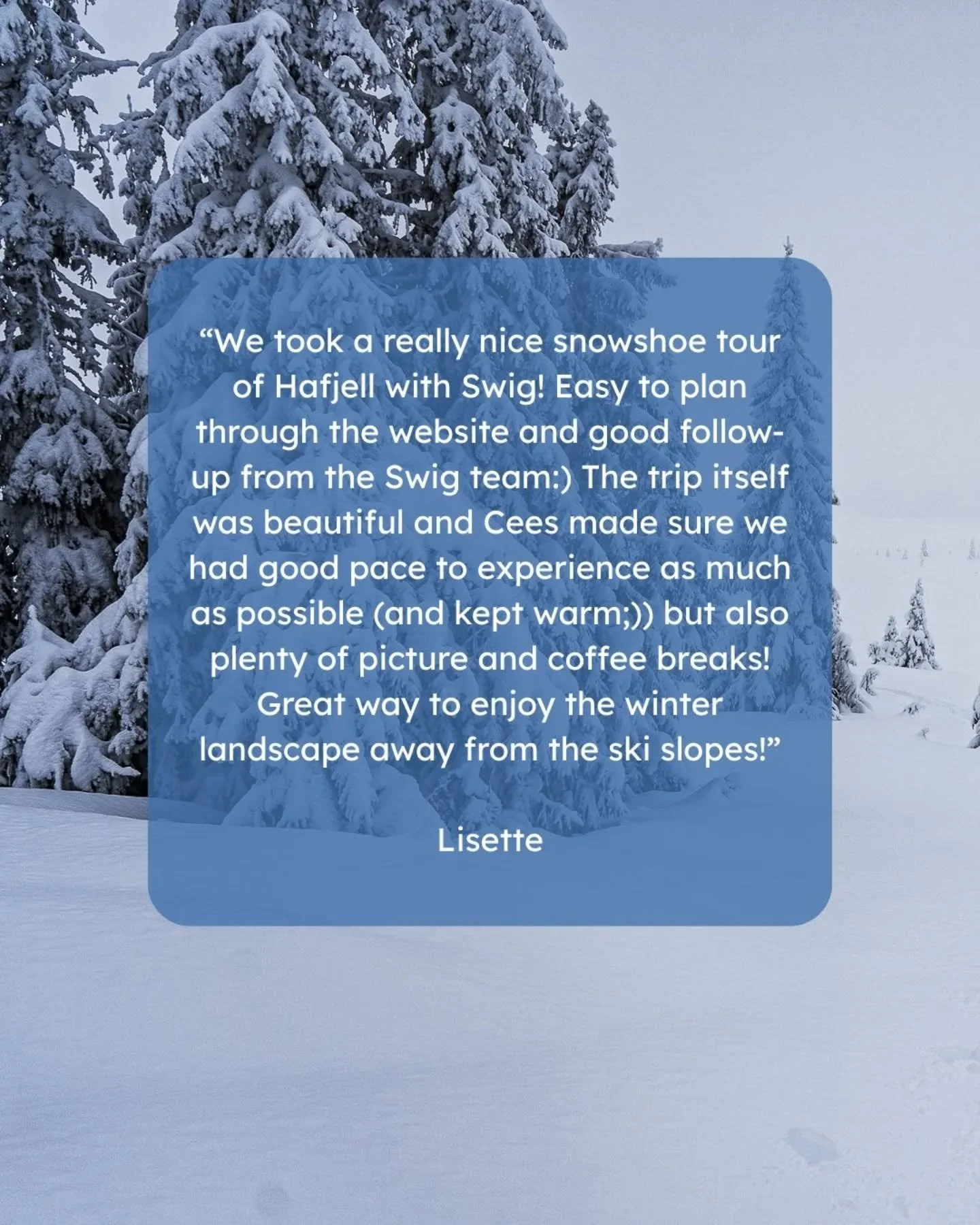 Not every day is sunny, but no day spent outside is ever wasted.

Thank you for your lovely review, Lisette! 💙

#lillehammer #visitlillehammer #hafjell #visitnorway #snowshoeing