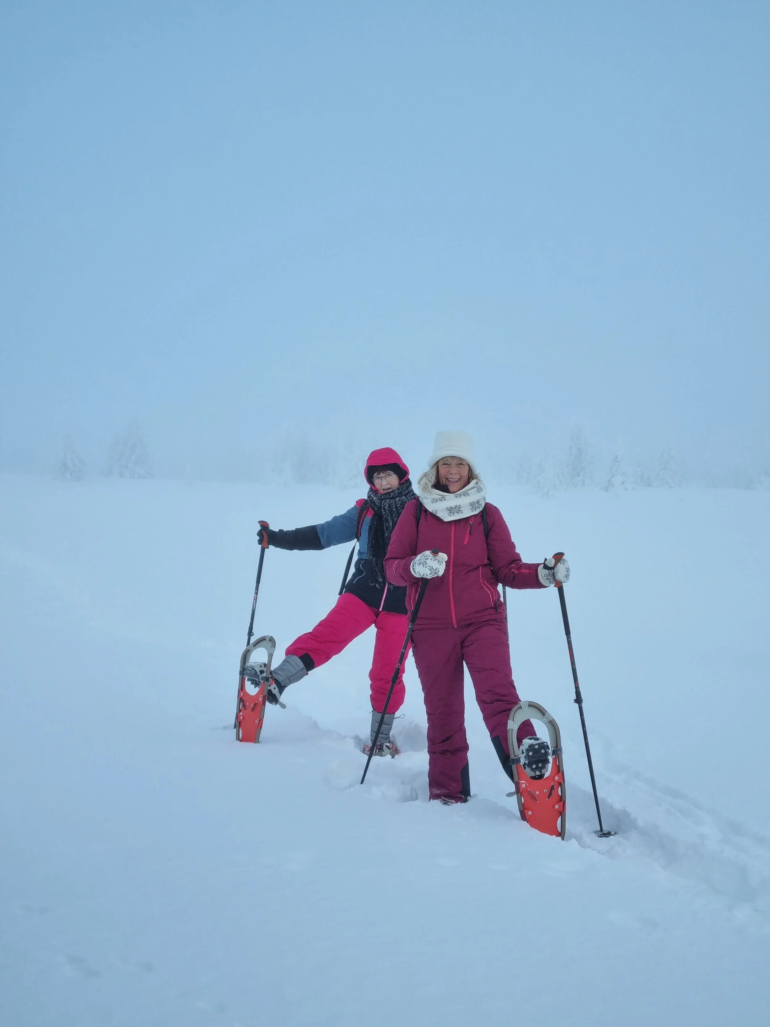 Guided snowshoe hike at Nordseter near Lillehammer