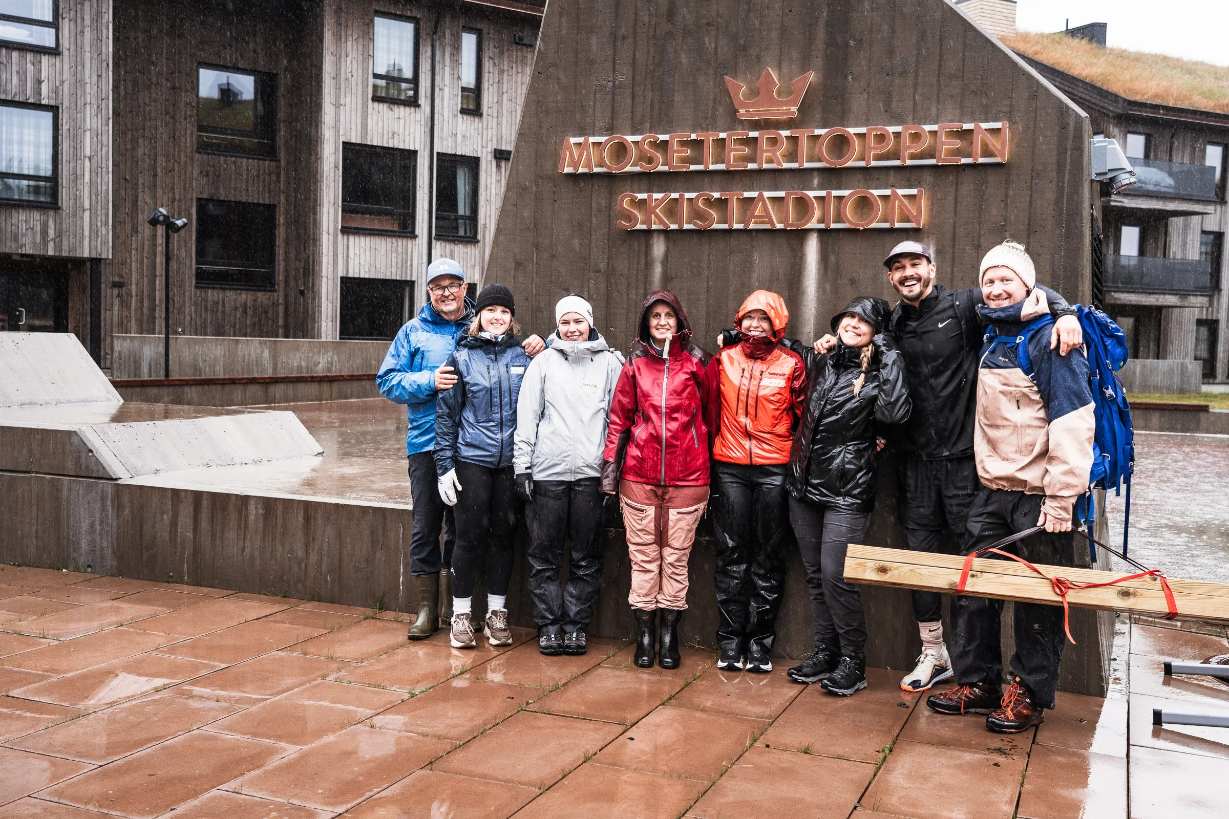 Leadership development and team collaboration in an outdoor setting