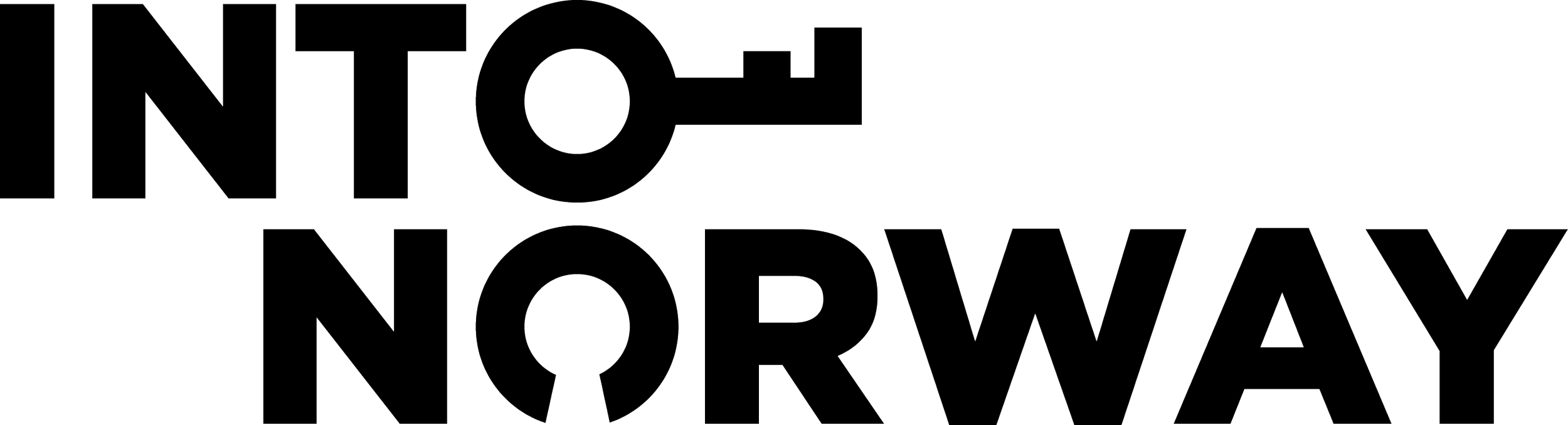 The logo of the tourism brand 'Into Norway'