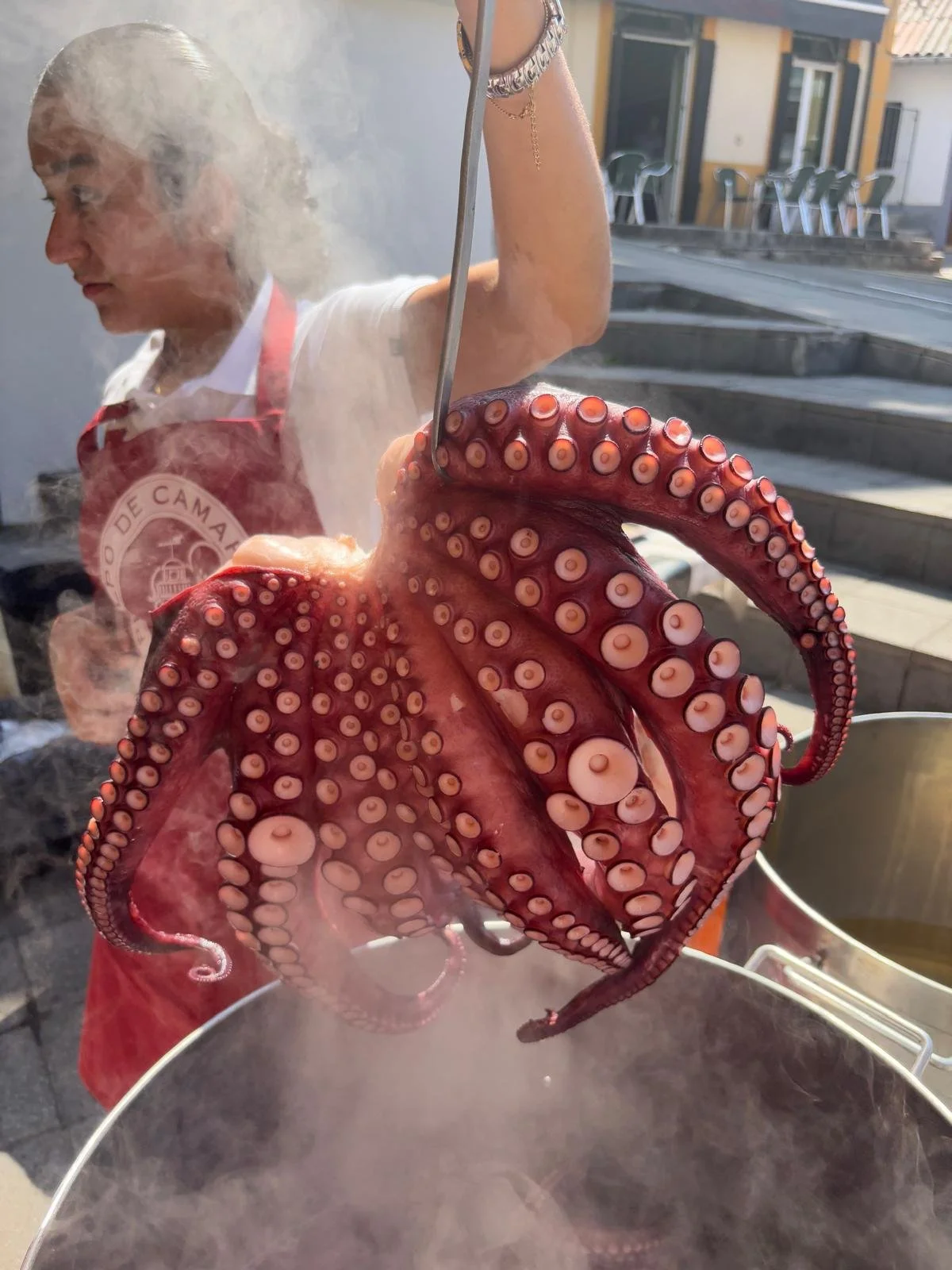Pulpo recién hecho