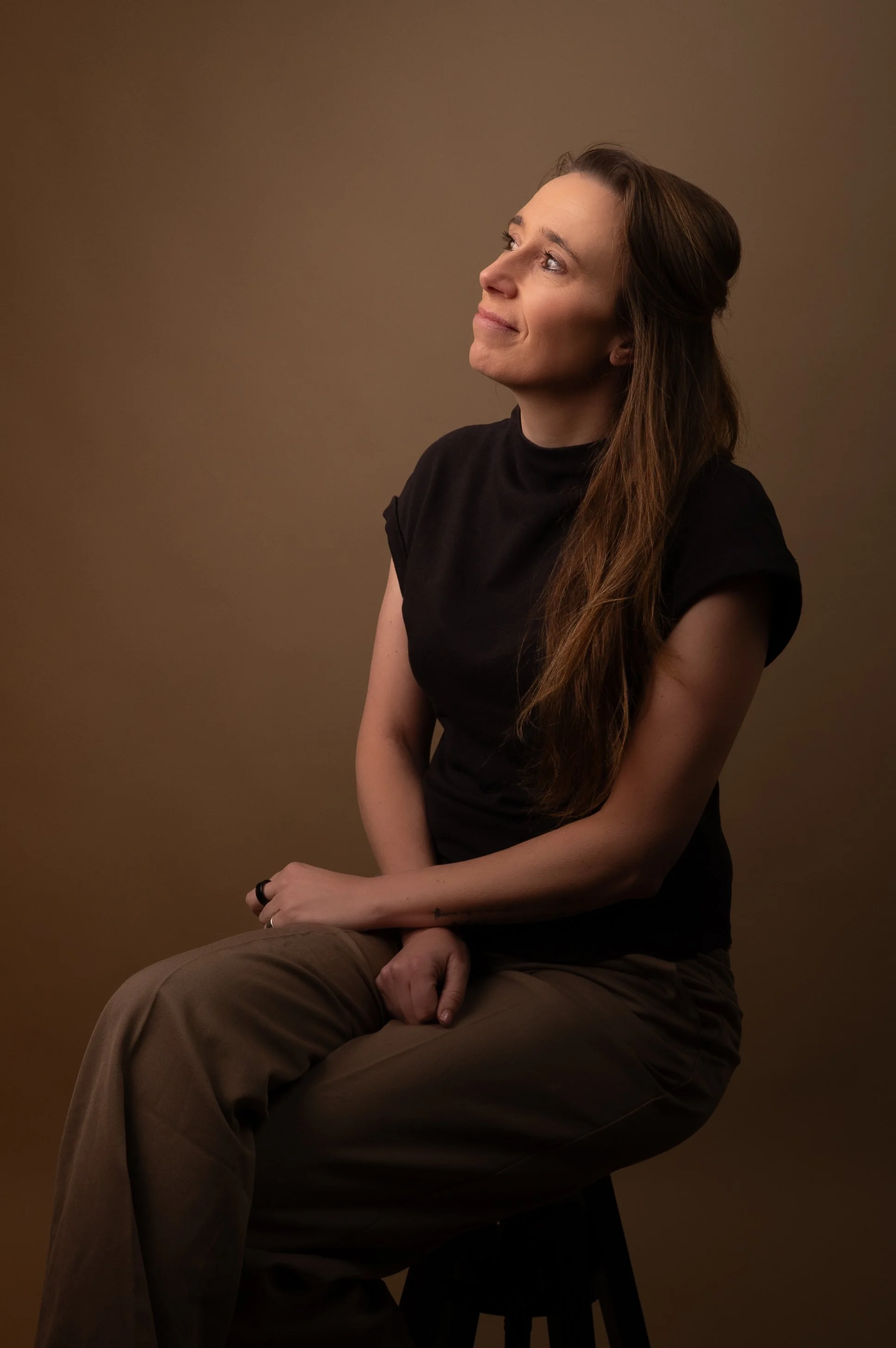 Warm en sfeervol zakelijk portret toegankelijk