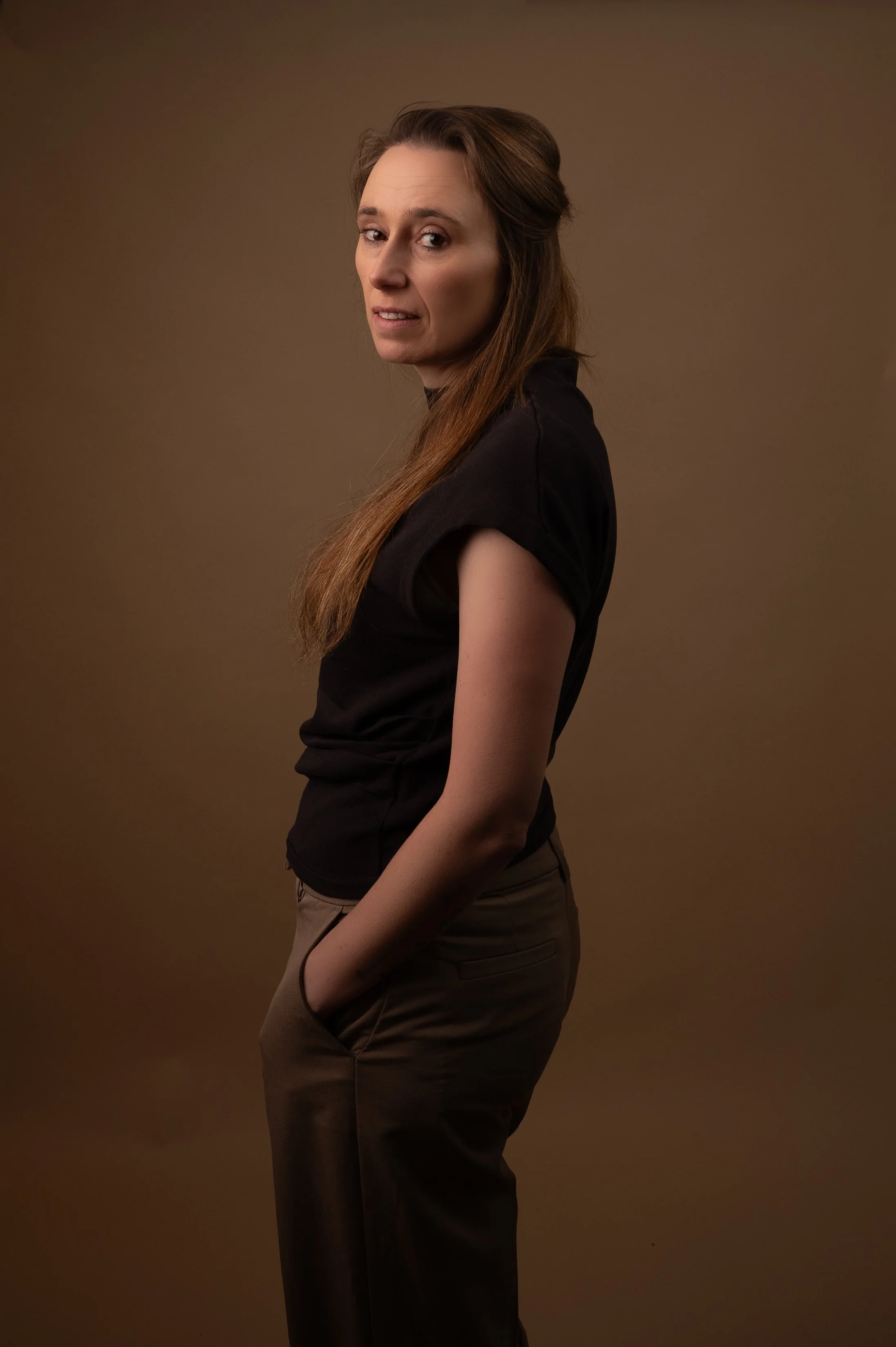 Warm en sfeervol zakelijk portret met krachtige blik