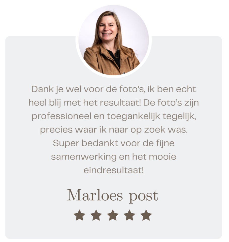 Professioneel portret van Marloes - Portret Kennismaking bij Tamara Schijff