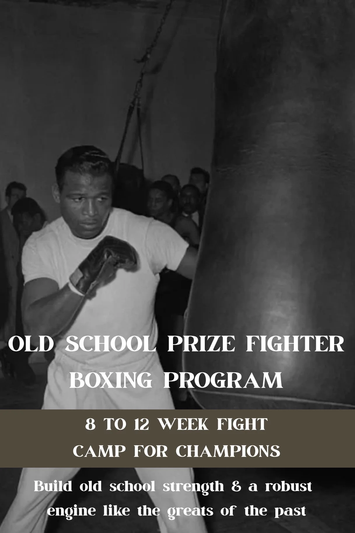 OLD SCHOOL PRIZE FIGHTER BOXING PROGRAM