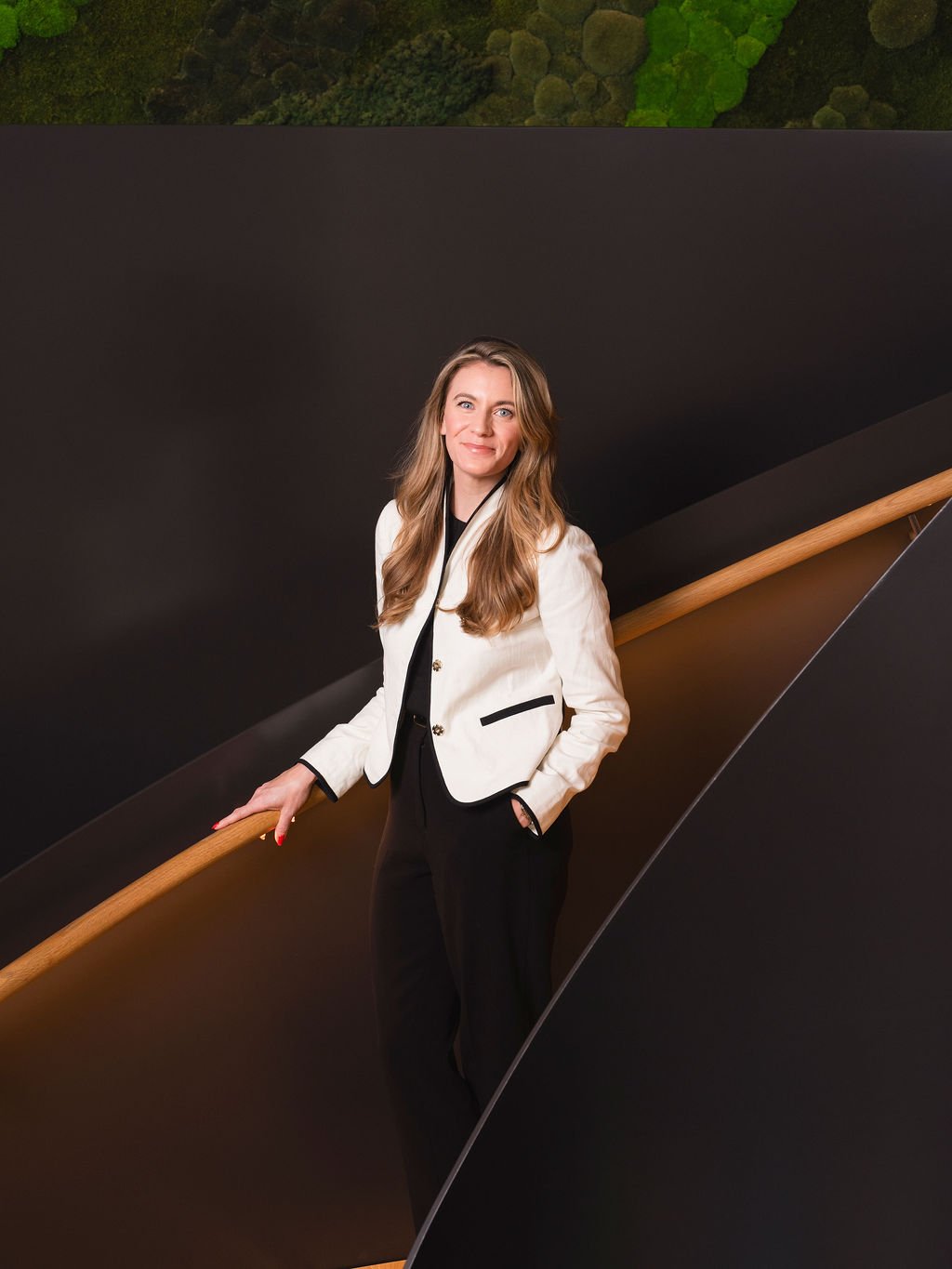 Business headshot photograph of a woman