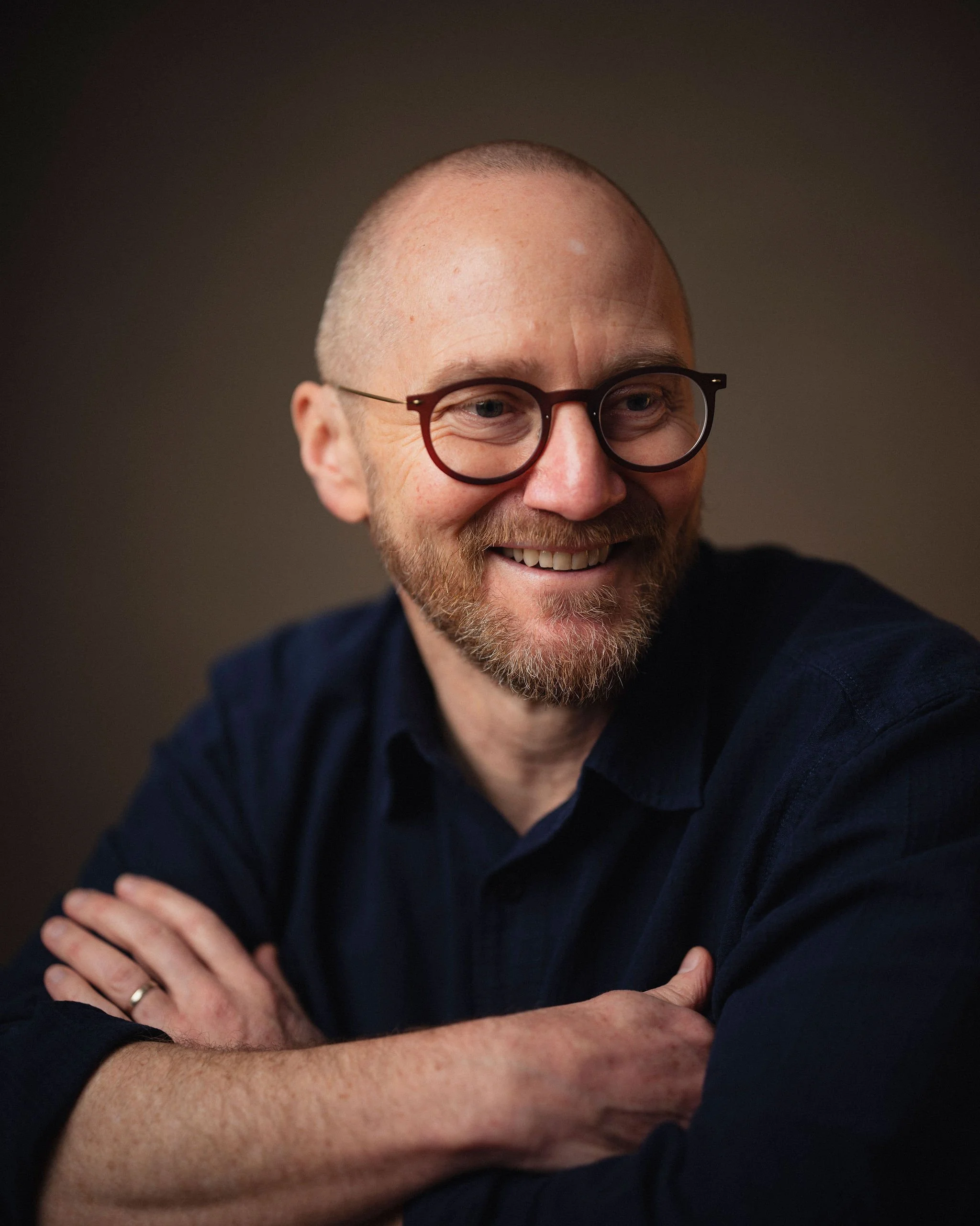 Business headshot photograph of a man - therapist headshot