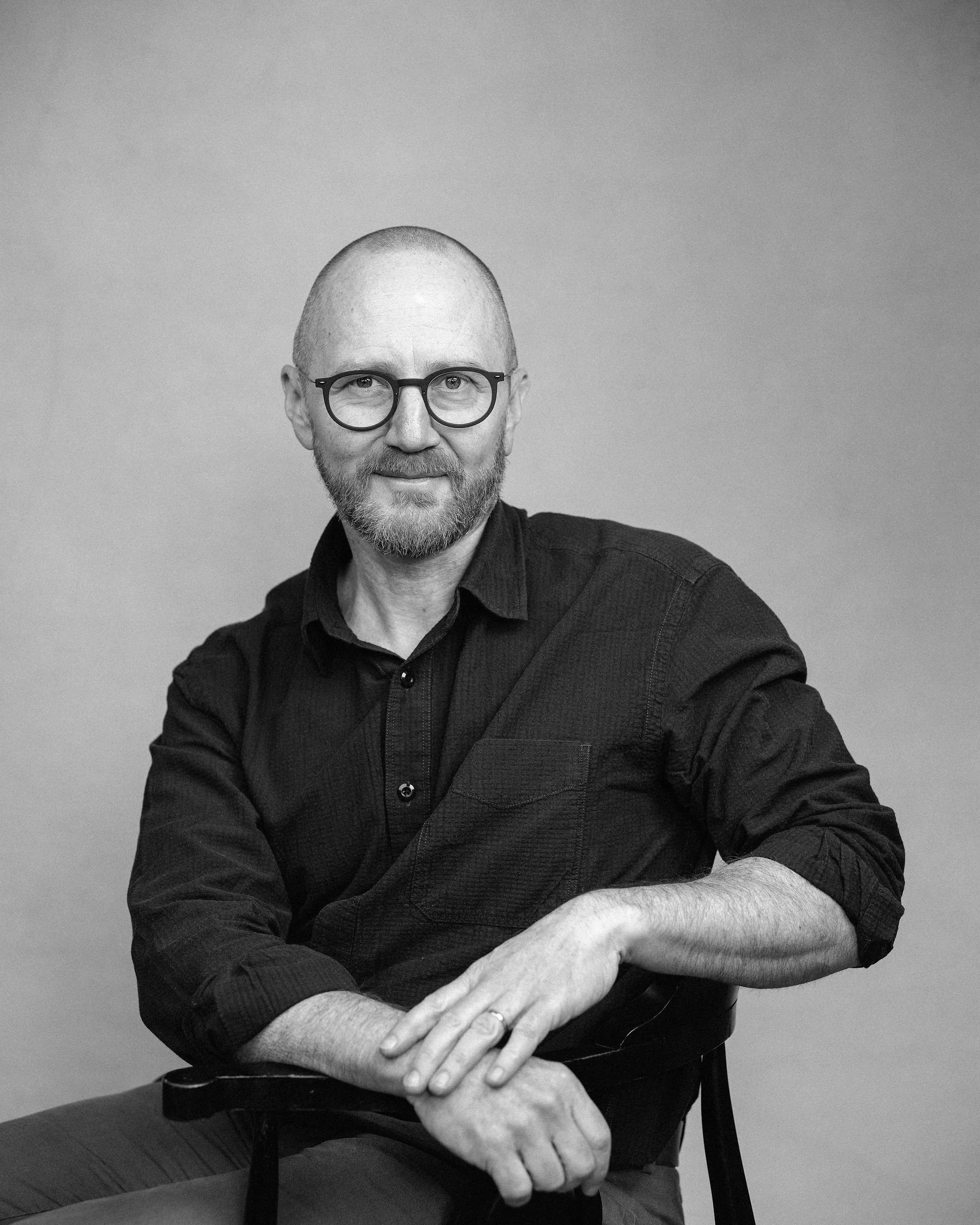 Business headshot photograph of a man- therapist headshot