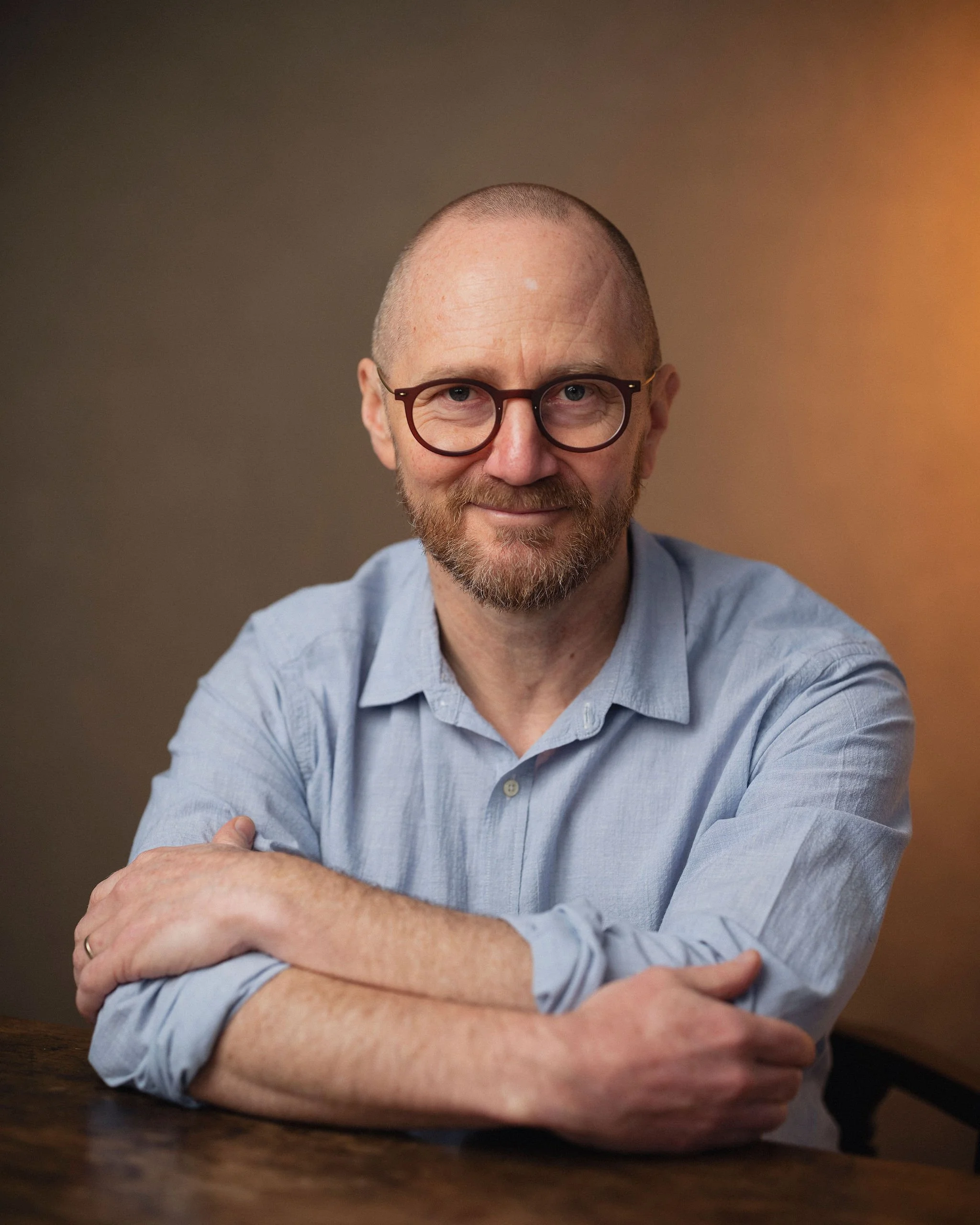 Business headshot photograph of a man - therapist headshot