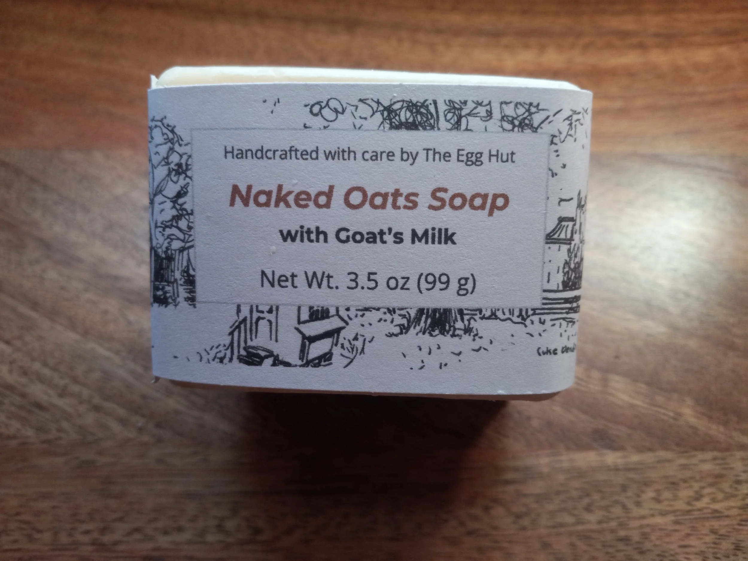 soap with label.