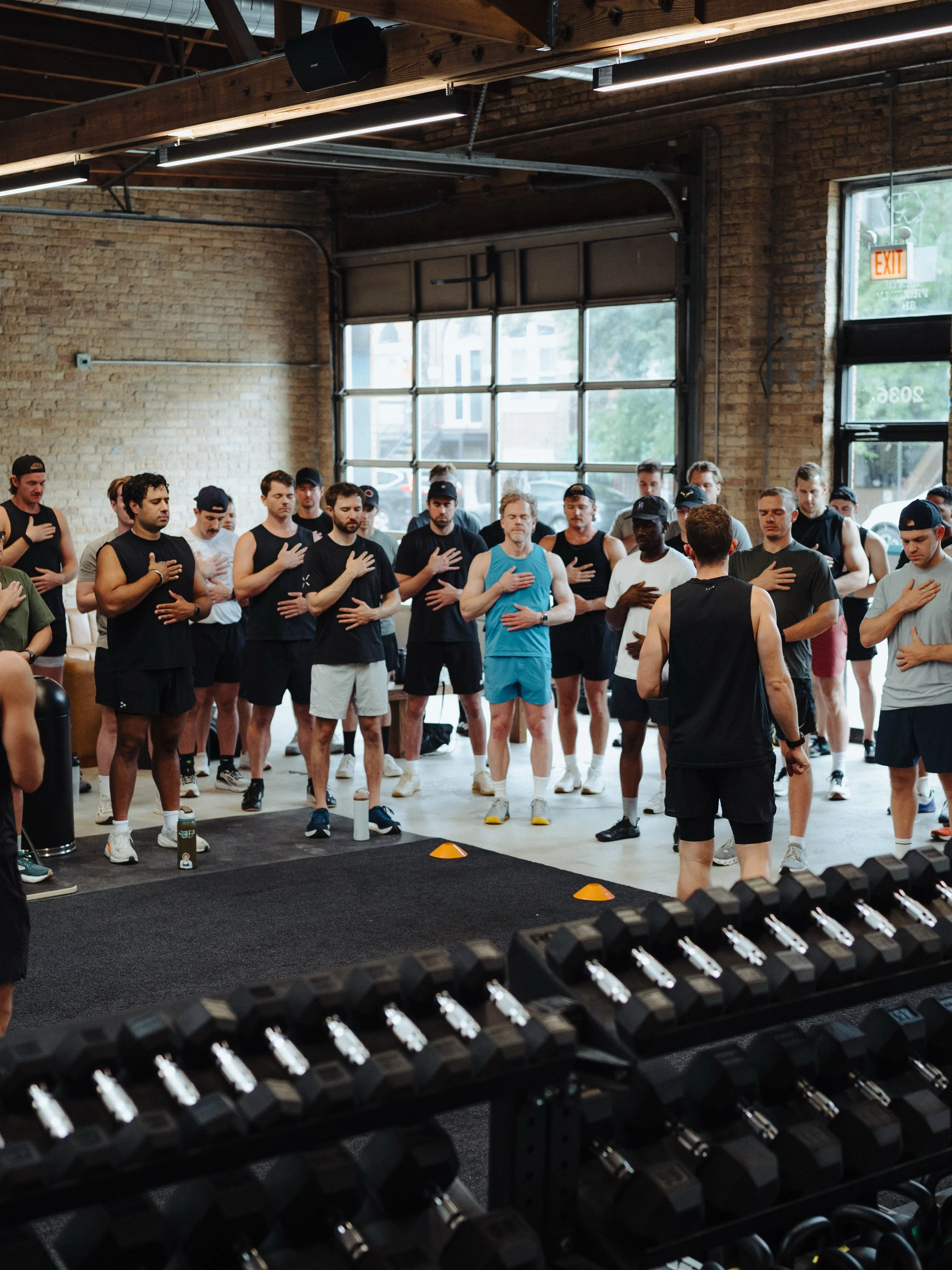 @bucktownassembly <> @move__men__t 

Thrilled to host @move__men__t for our first ever private event. 

MoveMent is a community of men looking to get stronger physically and mentally. They lead monthly workouts and discussions. Go check out the