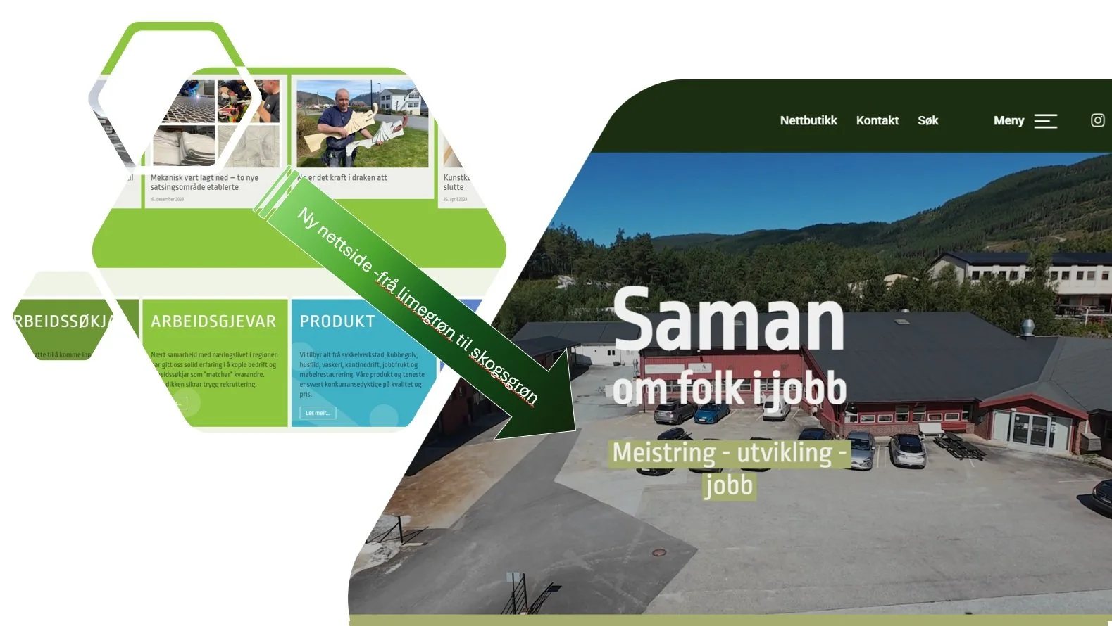 Sogneprodukt får ny heimeside