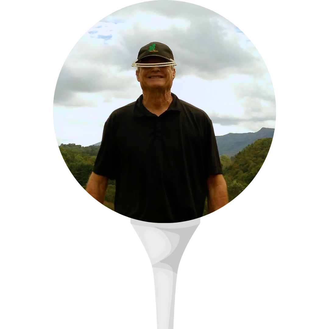 Gary Battersby invents Target-Vue, a golf aiming tool.