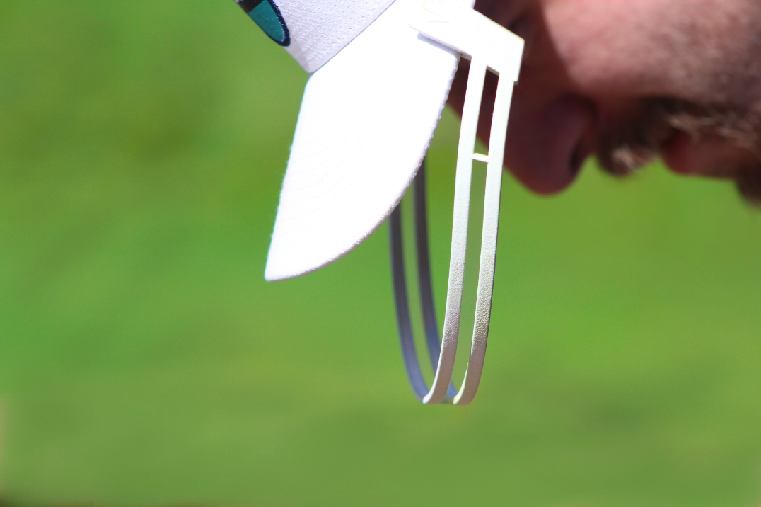 Target-Vue, a golf aiming tool invened by Gary Battersby