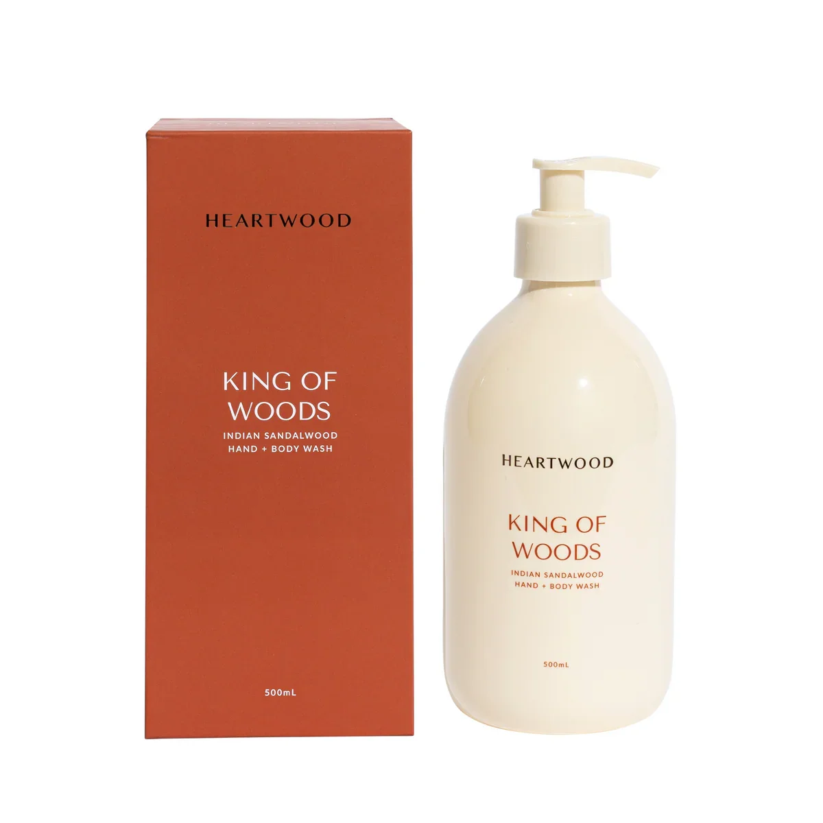 Heartwood - King of Woods Indian Sandalwood Hand & Body Wash