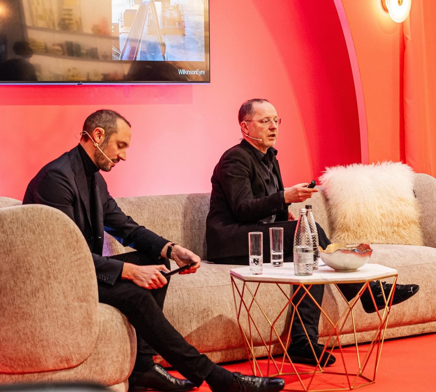 Engaging conversation @necbirmingham discussing &lsquo;The Art of Curation - Stories That Spaces Tell, how designers create a visual narrative. Then &lsquo;Battersea Reimagined&rsquo; presenting along side Sabastien Ricard, Director and project lead.