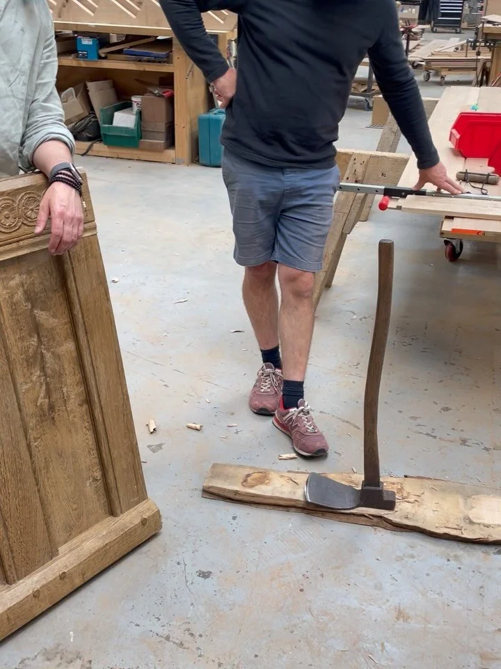 Imperfect Perfection_A recent workshop visit took us between two very different, but highly complementary, makers of furniture and joinery. One combining technology, automation and cabinet-making precision. The other relying on the eye, the hand and 
