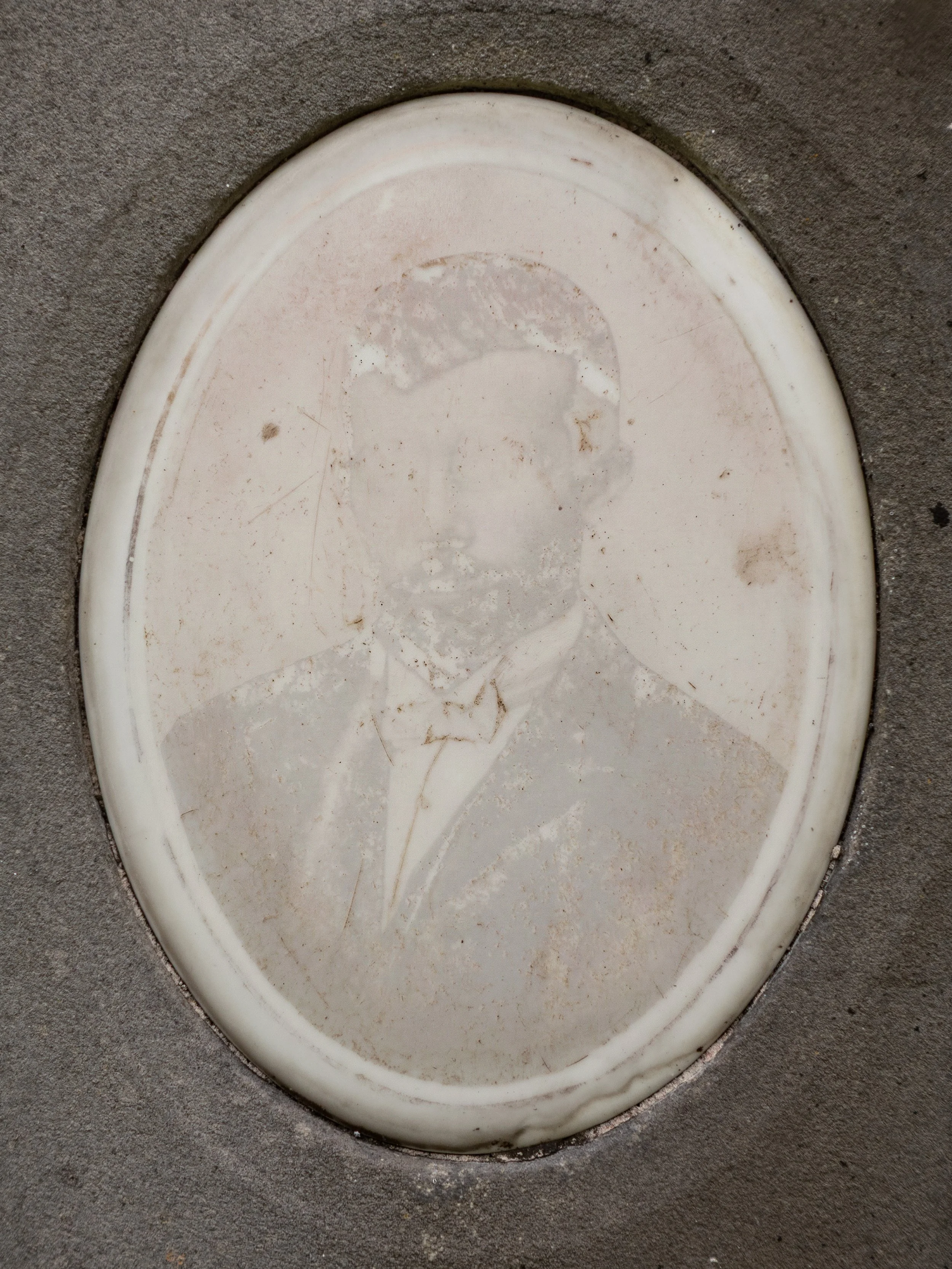 Photo from the collection: Fading Memorial Portraits by Jakob Maria Wagner.