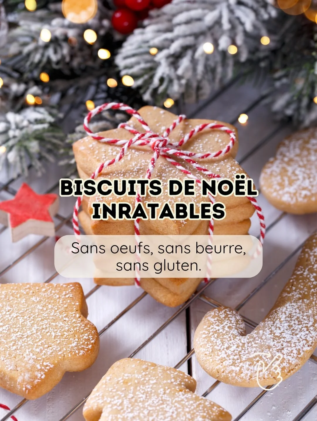 ✨ Commente &ldquo;ANOLA&rdquo; et je t&rsquo;envoie le lien pour rejoindre notre espace gratuit &amp; bienveillant d&eacute;di&eacute; au v&eacute;g&eacute;tal !
👉 Follow @start_veggie_daily pour ne rien rater !

🎄 Ces biscuits de No&euml;l sont in