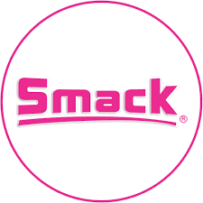 Smack logo inside a pink circle