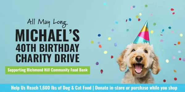 Michael's 40th Birthday Charity Drive