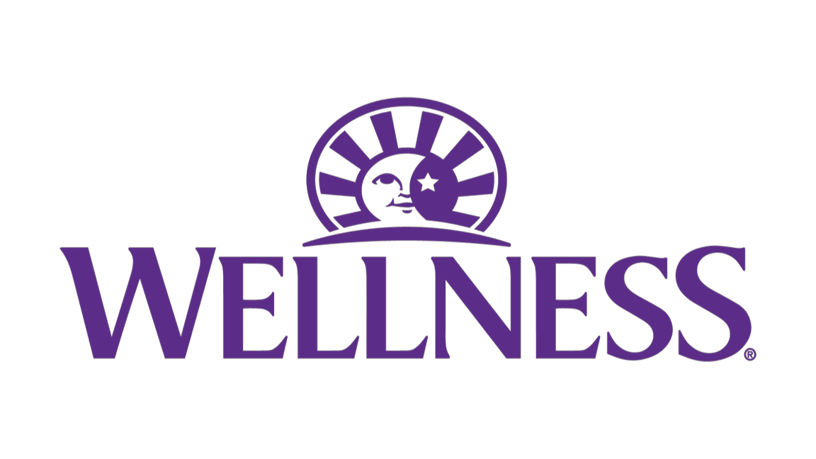 Purple wellness logo with a moon and star above the word "WELLNESS" on a black background.