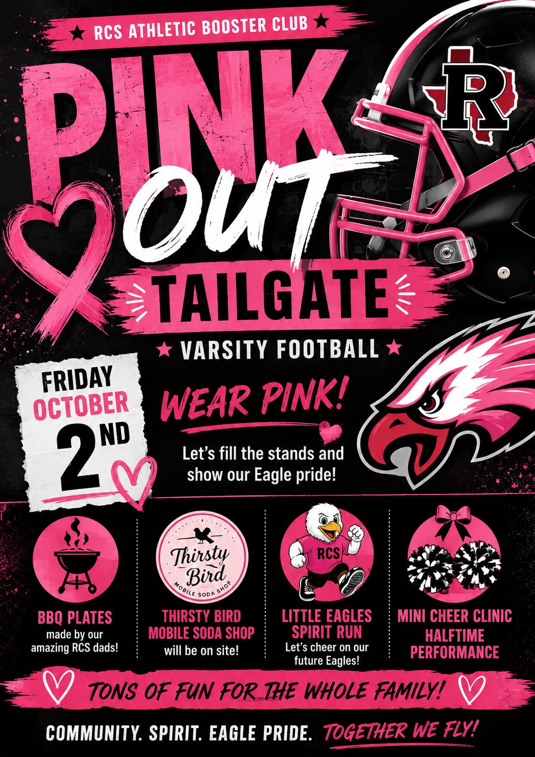 Varsity Football Tailgate & Pink Out Game